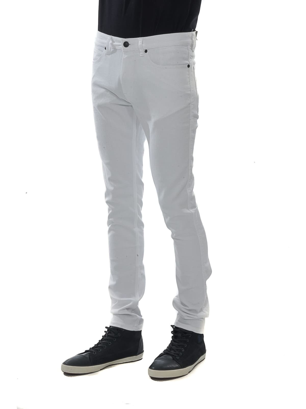 HUGO ΠΑΝΤΕΛΟΝΙ JEANS HUGO 734 ΛΕΥΚΟ