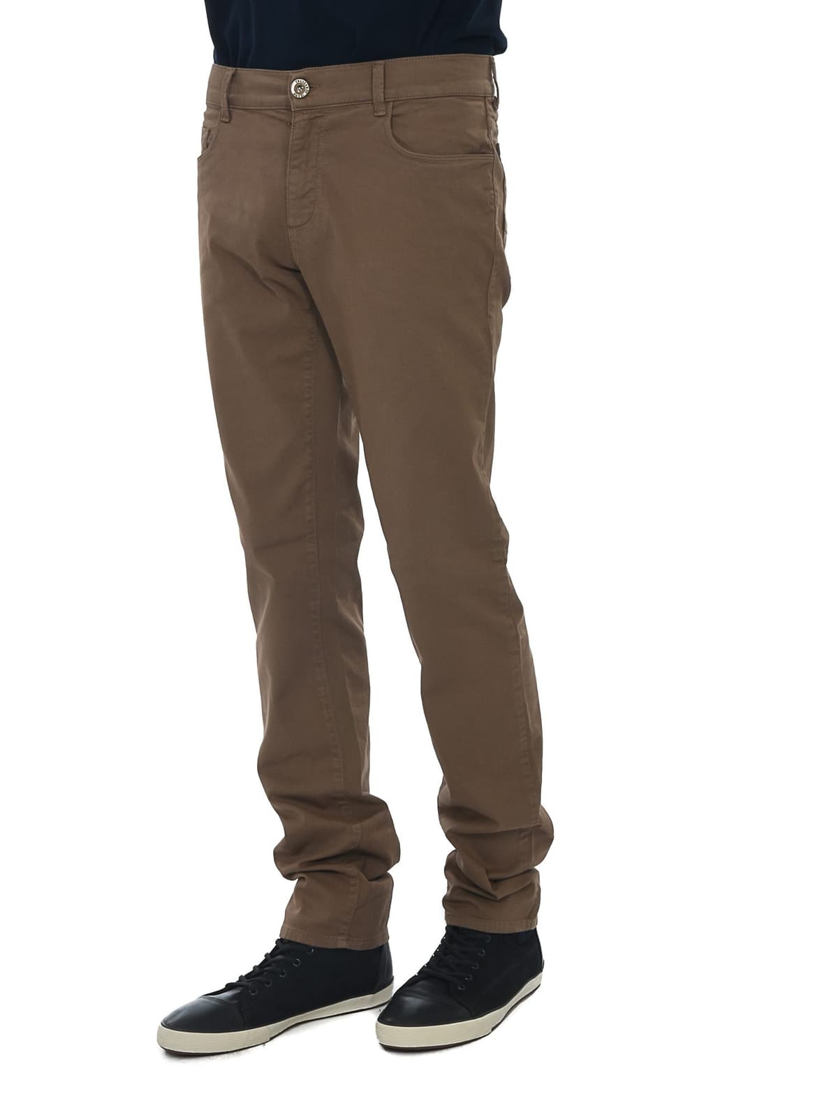 TRUSSARDI JEANS ΠΑΝΤΕΛΟΝΙ 5ΤΣΕΠΟ 370 CLOSE ΠΟΥΡΟ ΚΑΦΕ