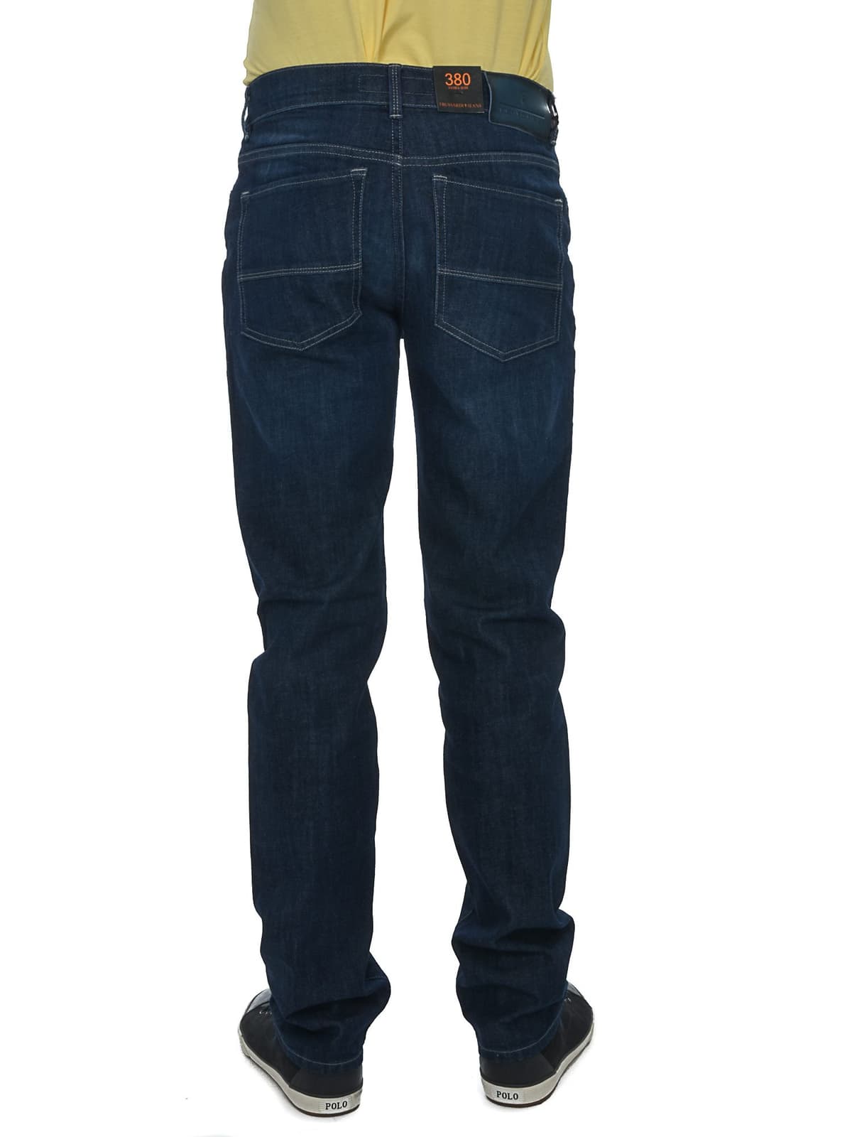 TRUSSARDI JEANS ΠΑΝΤΕΛΟΝΙ JEANS 380 EXTRA SLIM ΜΠΛΕ