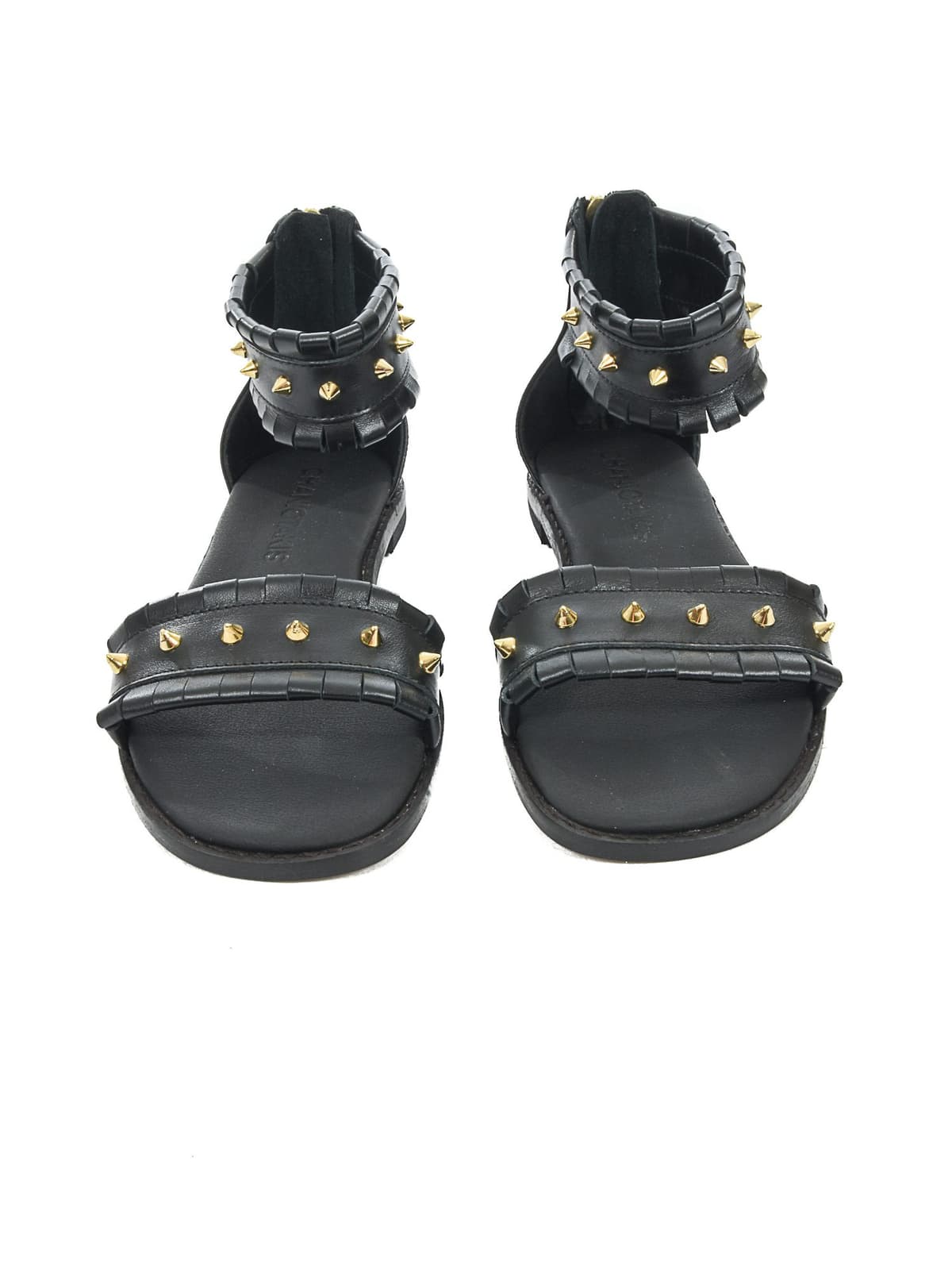 ΧΑΝΙΩΤΑΚΗΣ ΠΑΠΟΥΤΣΙΑ FLAT ΣΑΝΔΑΛΙ ΜΕ ΤΡΟΥΚΣ-ΚΑΡΦΙΑ ΜΑΥΡΟ