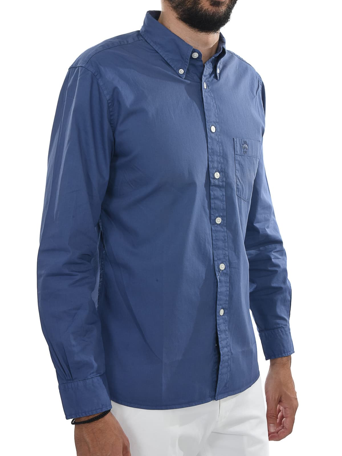 BROOKS BROTHERS ΠΟΥΚΑΜΙΣΟ BD ΡΑΦ ΜΠΛΕ