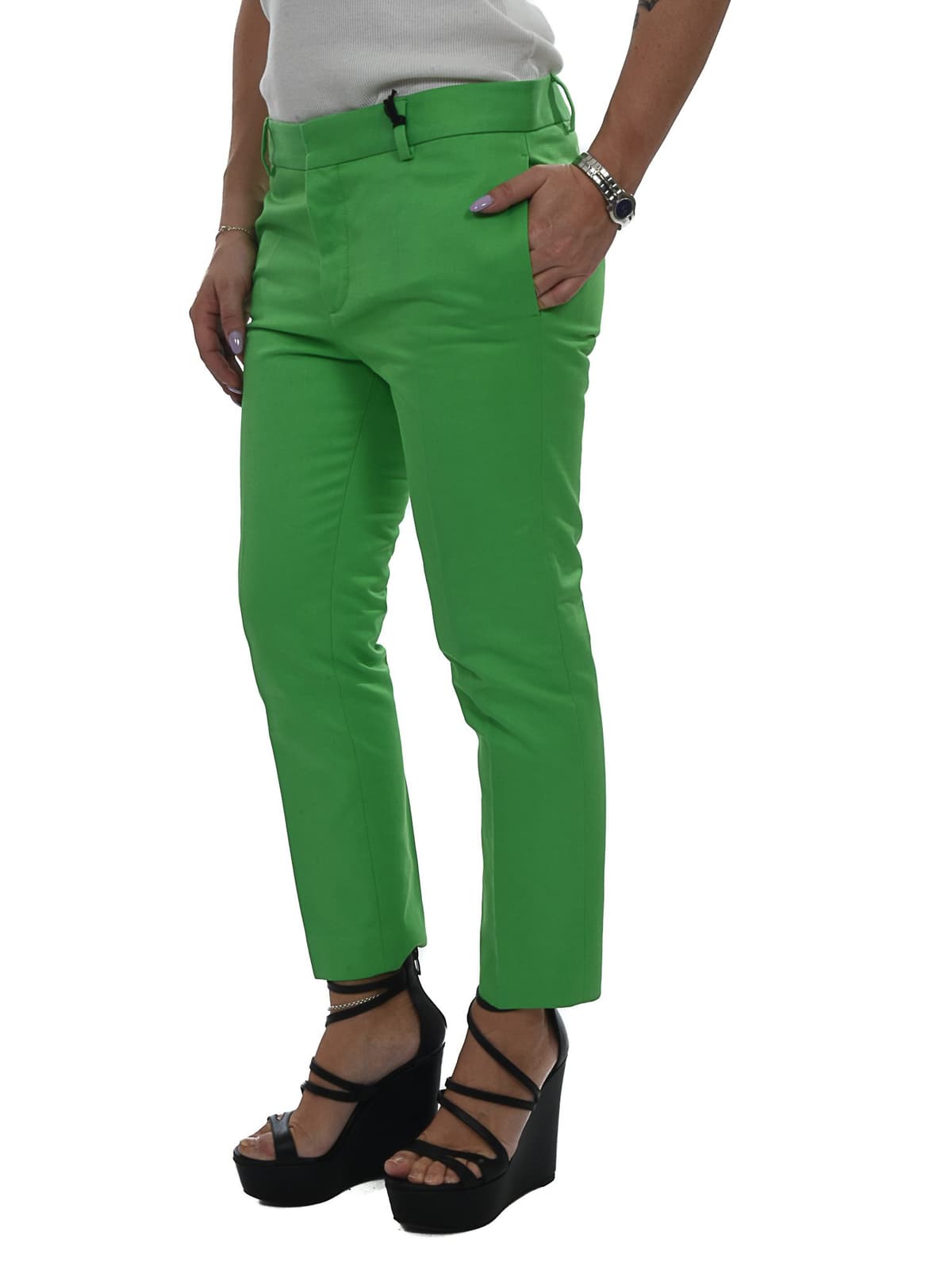 DSQUARED2 ΠΑΝΤΕΛΟΝΙ ΚΑΠΡΙ ΠΡΑΣΙΝΟ