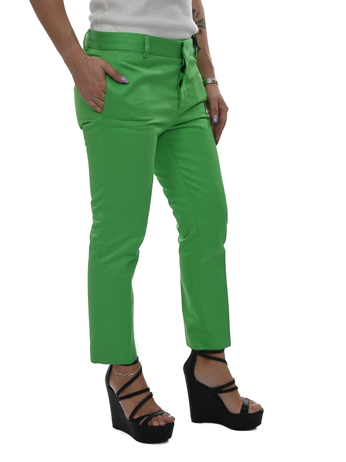 DSQUARED2 ΠΑΝΤΕΛΟΝΙ ΚΑΠΡΙ ΠΡΑΣΙΝΟ