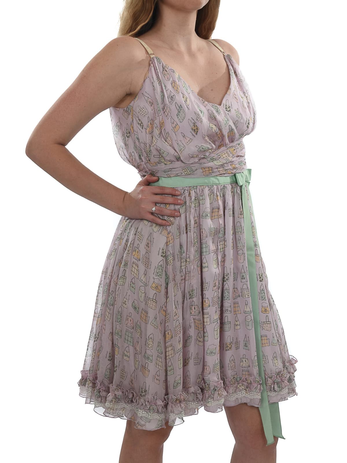 D&G ΦΟΡΕΜΑ ΤΙΡΑΝΤΑ VNECK ΣΧΕΔΙΑ ΤΣΑΝΤΕΣ ΛΙΛΑ