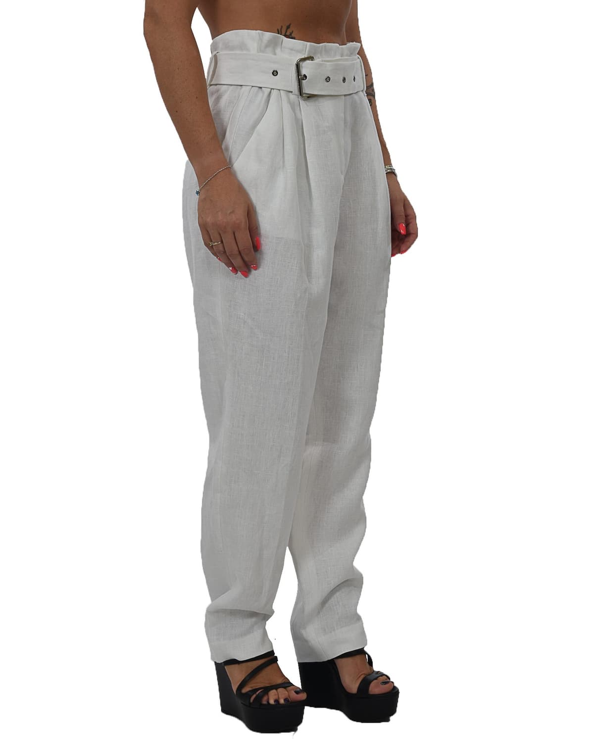 MICHAEL KORS ΠΑΝΤΕΛΟΝΙ ΠΙΕΤΕΣ ΖΩΝΗ ΜΕΣΗ ΛΕΥΚΟ