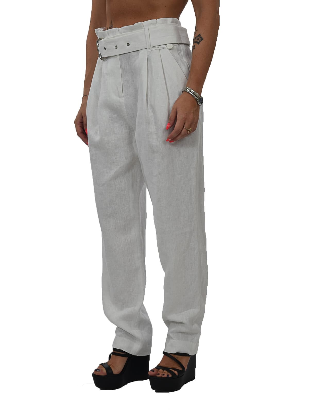 MICHAEL KORS ΠΑΝΤΕΛΟΝΙ ΠΙΕΤΕΣ ΖΩΝΗ ΜΕΣΗ ΛΕΥΚΟ