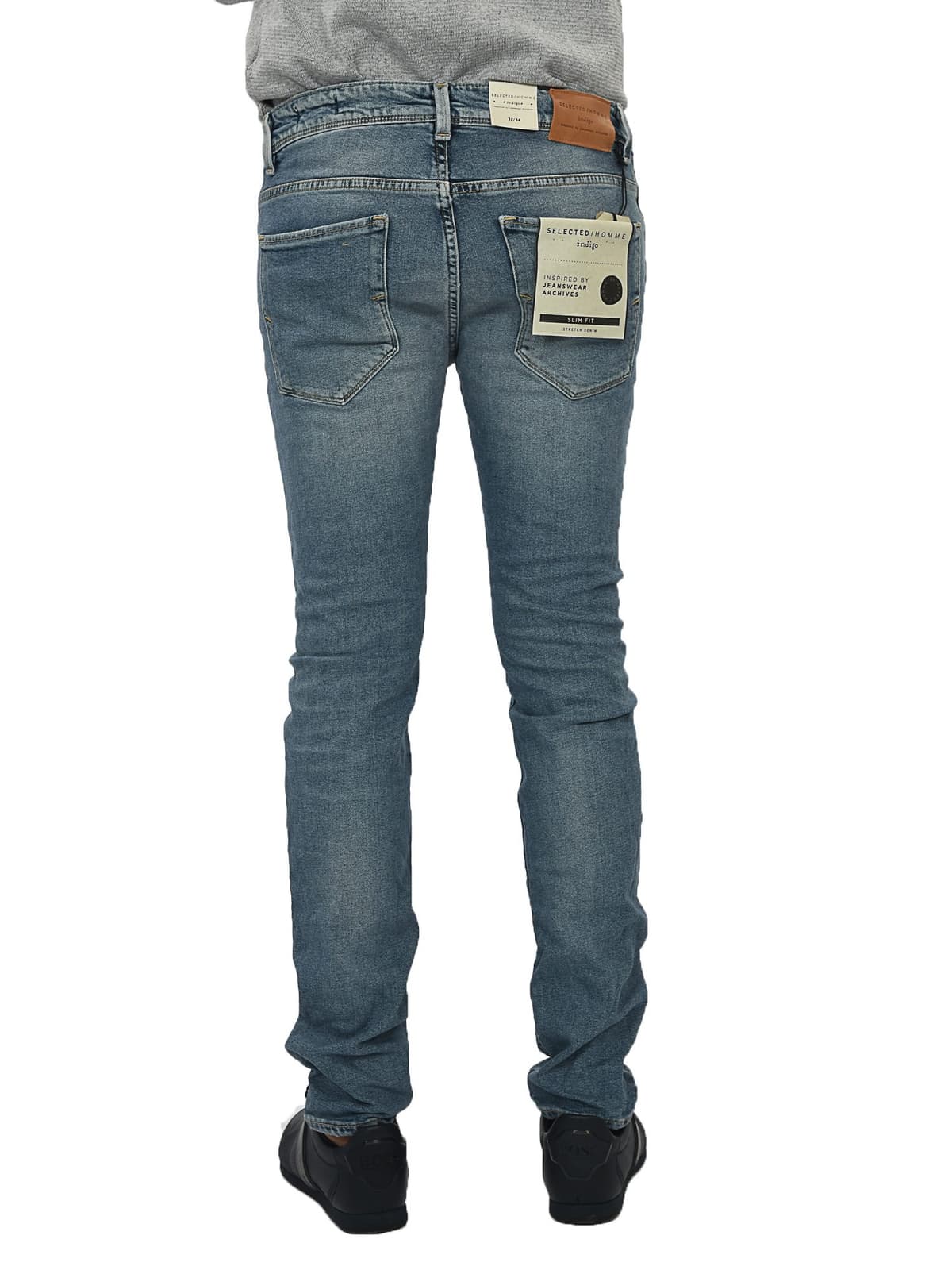 SELECTED ΠΑΝΤΕΛΟΝΙ JEANS ΜΠΛΕ