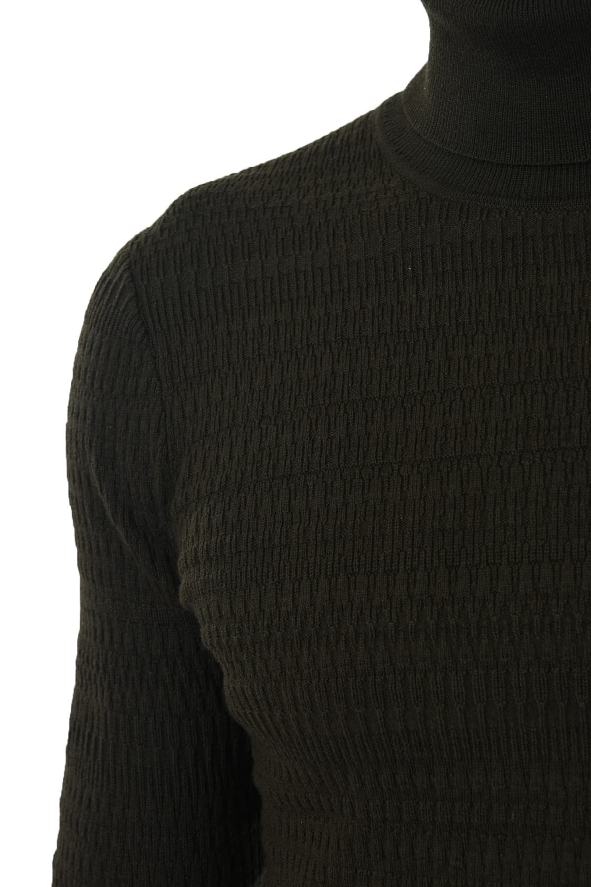 HUGO ΠΛΕΚΤΟ TURTLENECK SMAXIM ΛΑΔΙ