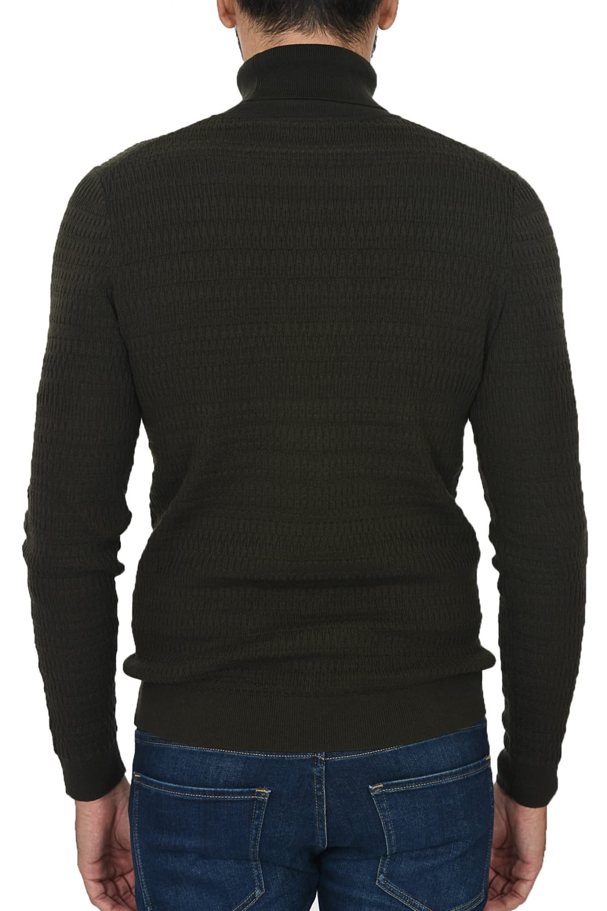 HUGO ΠΛΕΚΤΟ TURTLENECK SMAXIM ΛΑΔΙ