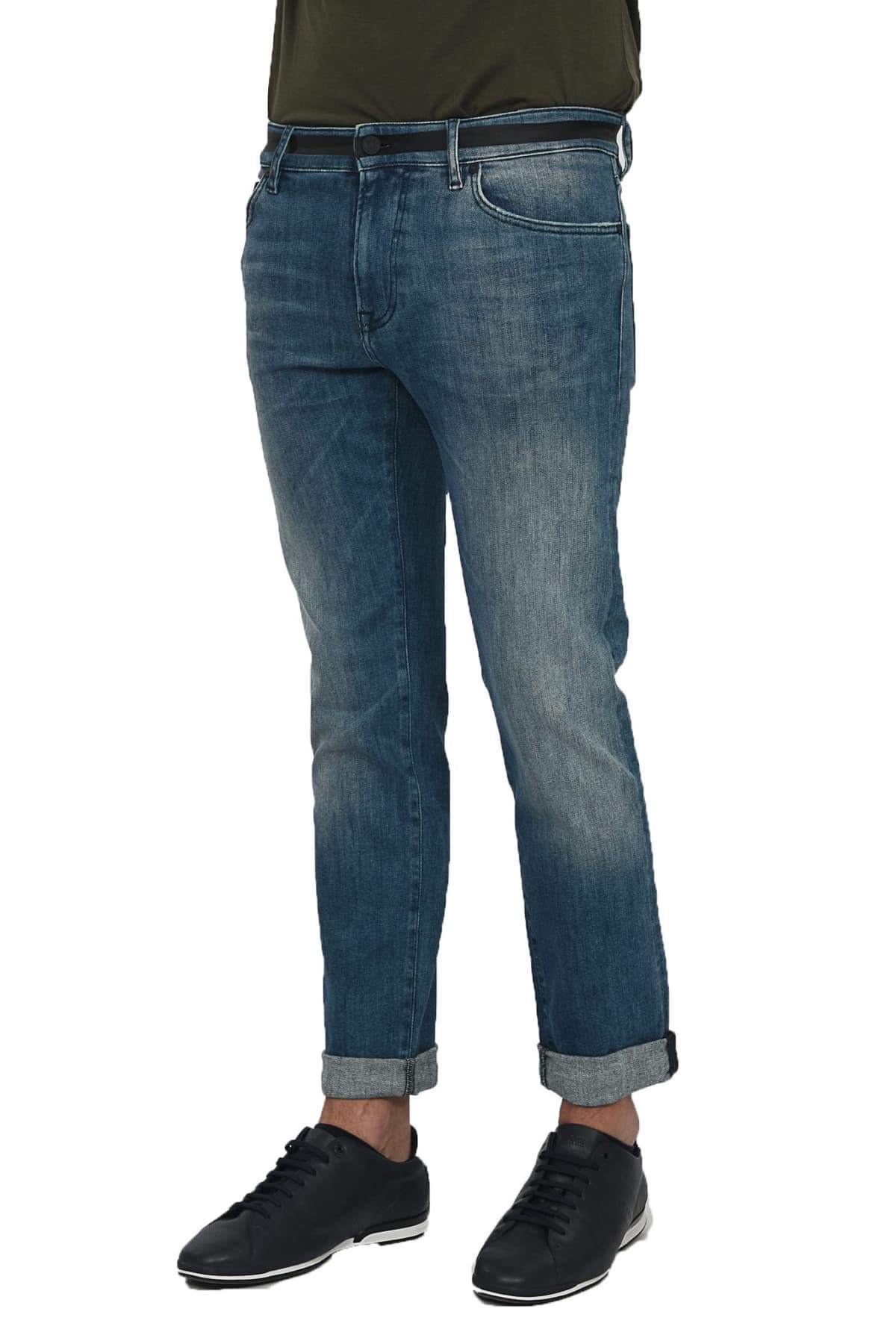 BOSS CASUAL ΠΑΝΤΕΛΟΝΙ JEANS MAINE BC-C PROJECT ΜΠΛΕ