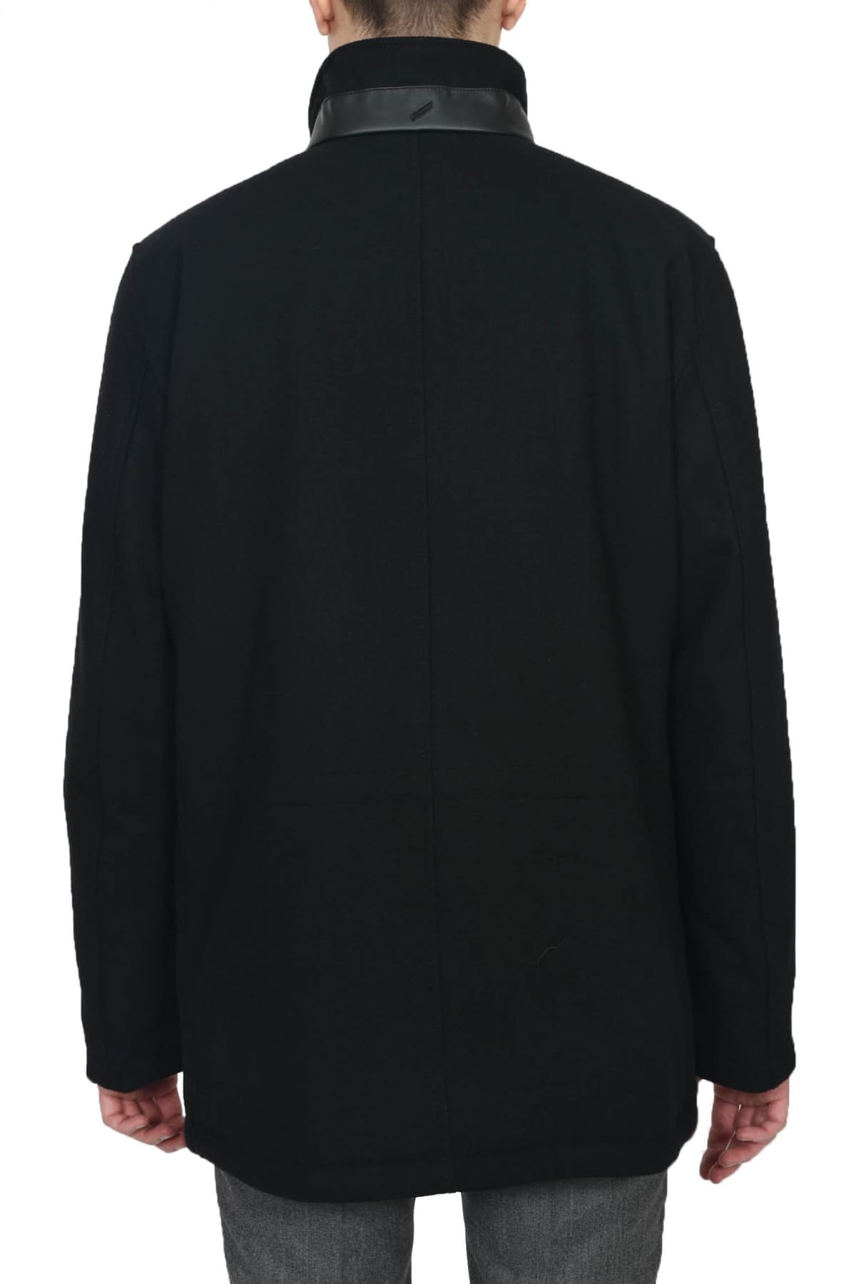 DANIEL HECHTER ΜΠΟΥΦΑΝ ΗΜΙΠΑΛΤΟ ΜΑΥΡΟ