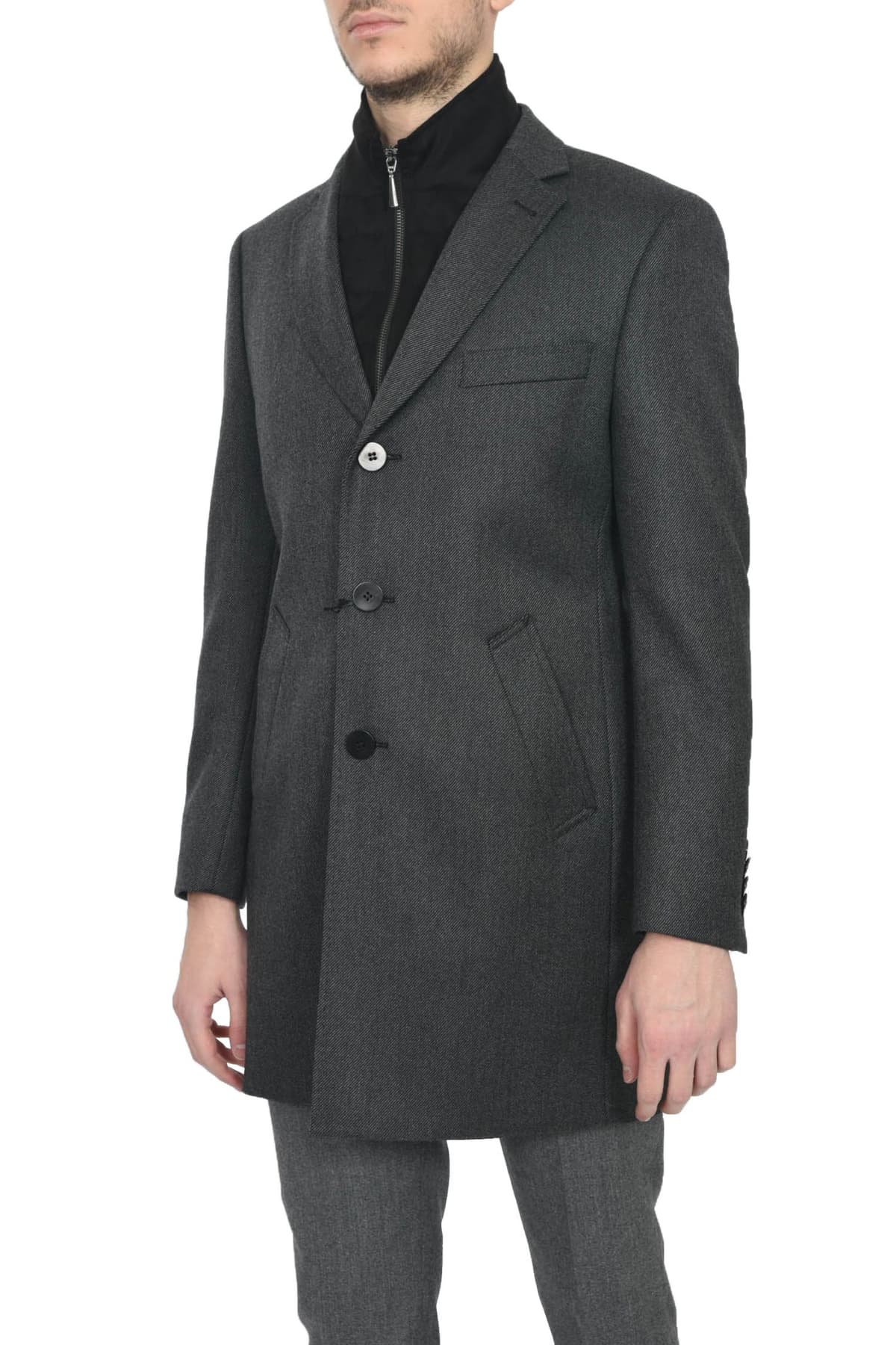 TOM FRANK ΠΑΛΤΟ ΑΠΟΣΠΩΜΕΝΟΣ ΘΩΡΑΚΑΣ SEVEN ΓΚΡΙ