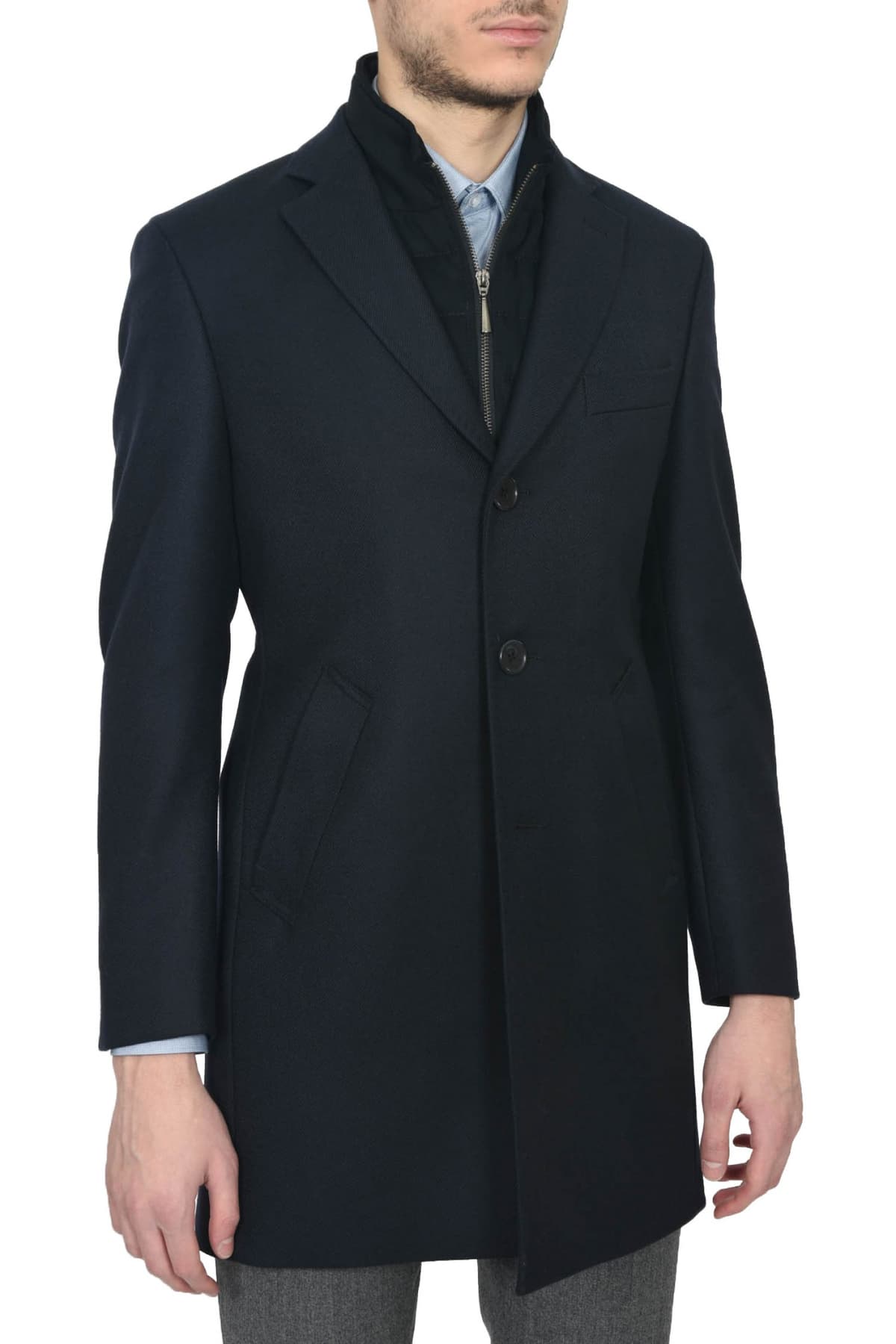 TOM FRANK ΠΑΛΤΟ ΑΠΟΣΠΩΜΕΝΟΣ ΘΩΡΑΚΑΣ SEVEN ΜΠΛΕ