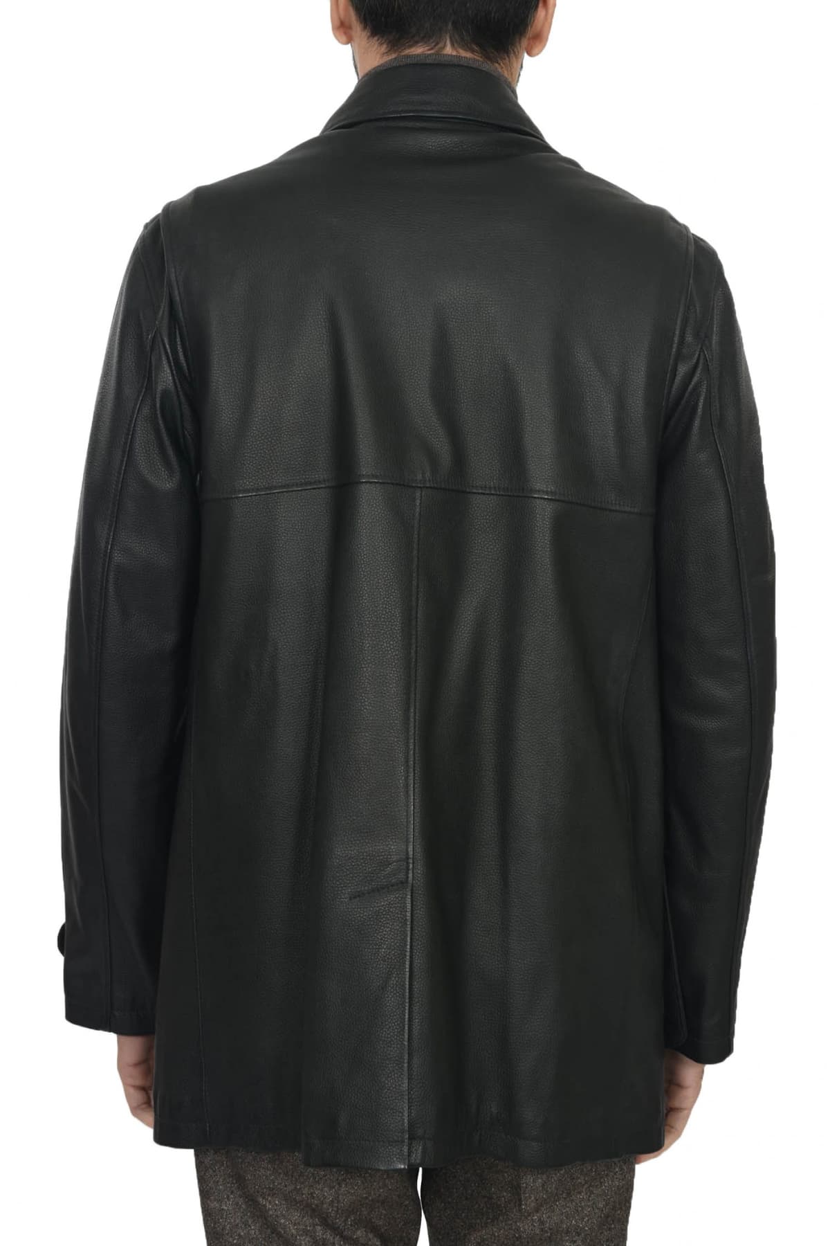 PAL ZILERI ΠΑΛΤΟ ΔΕΡΜΑ ΜΑΥΡΟ