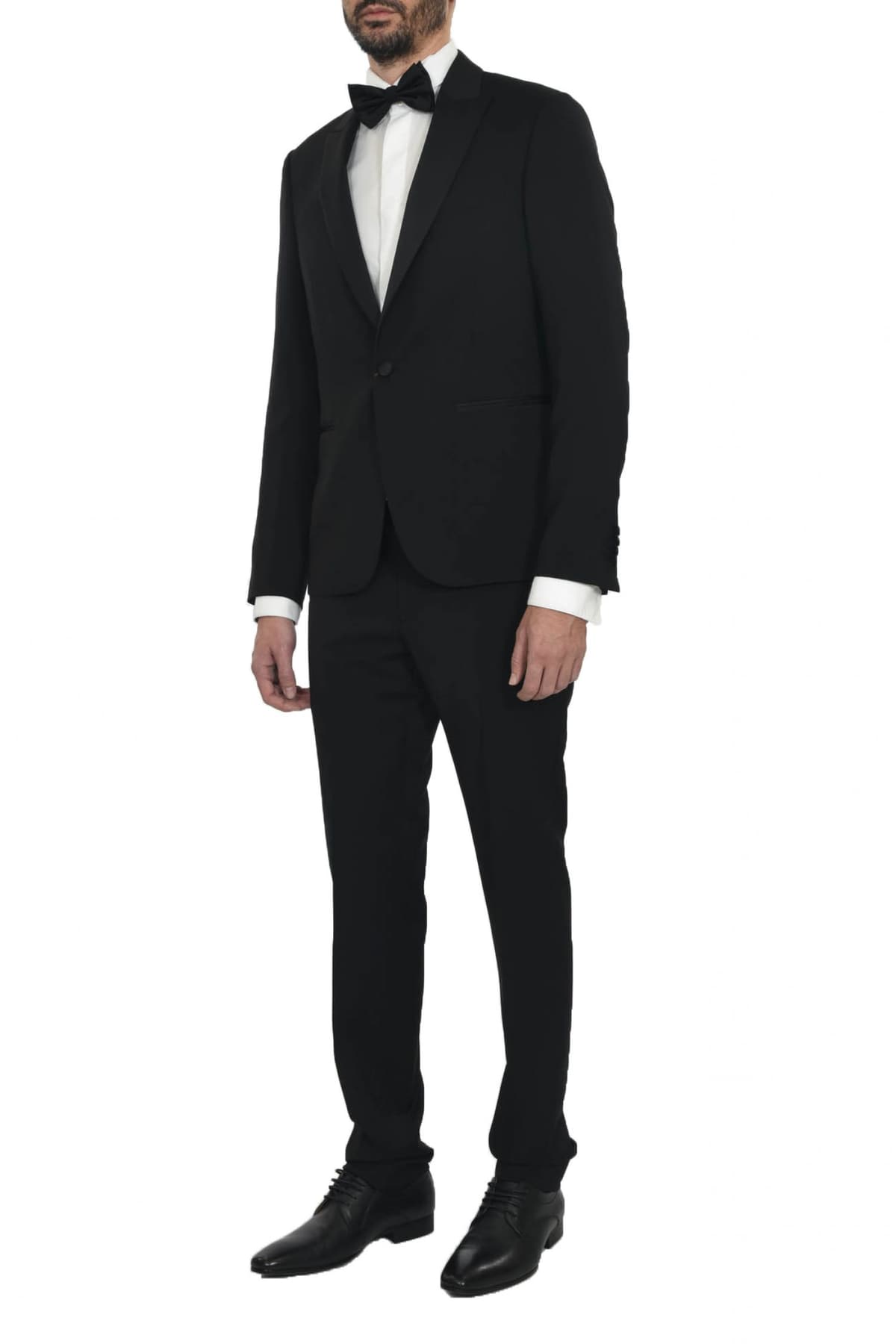 PAL ZILERI CERIMONIA ΚΟΣΤΟΥΜΙ ΣΜΟΚΙΝ ΣΑΤΕΝ ΚΟΥΜΠΙΑ ΜΑΥΡΟ