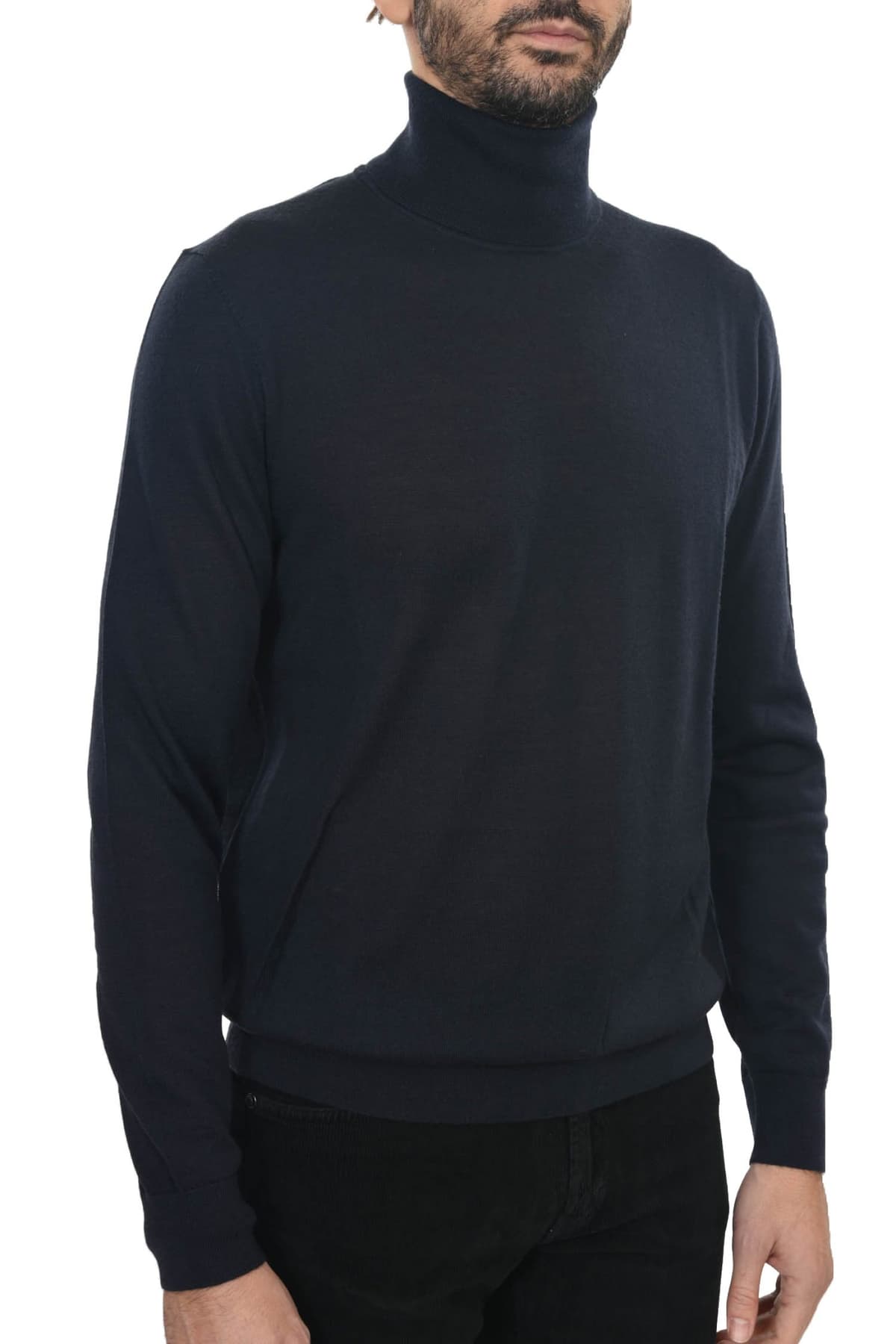 HUGO ΠΛΕΚΤΟ TURTLENECK SAN ANTONIO ΜΠΛΕ