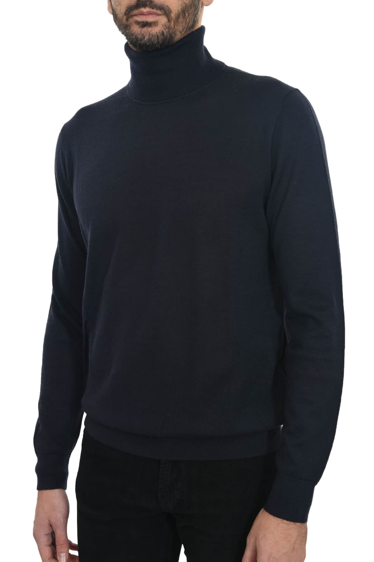 HUGO ΠΛΕΚΤΟ TURTLENECK SAN ANTONIO ΜΠΛΕ