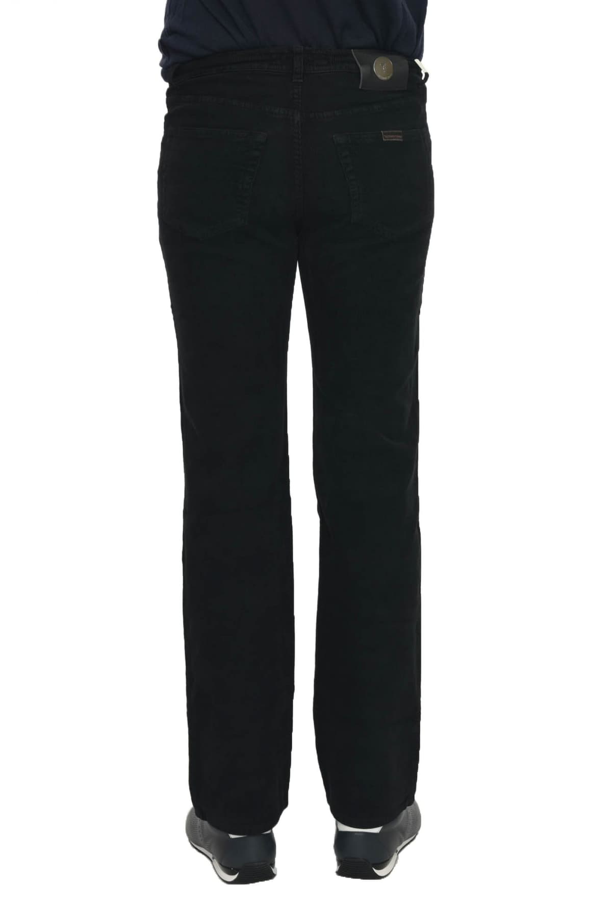 TRUSSARDI JEANS ΠΑΝΤΕΛΟΝΙ ΚΟΤΛΕ 380 ΜΑΥΡΟ