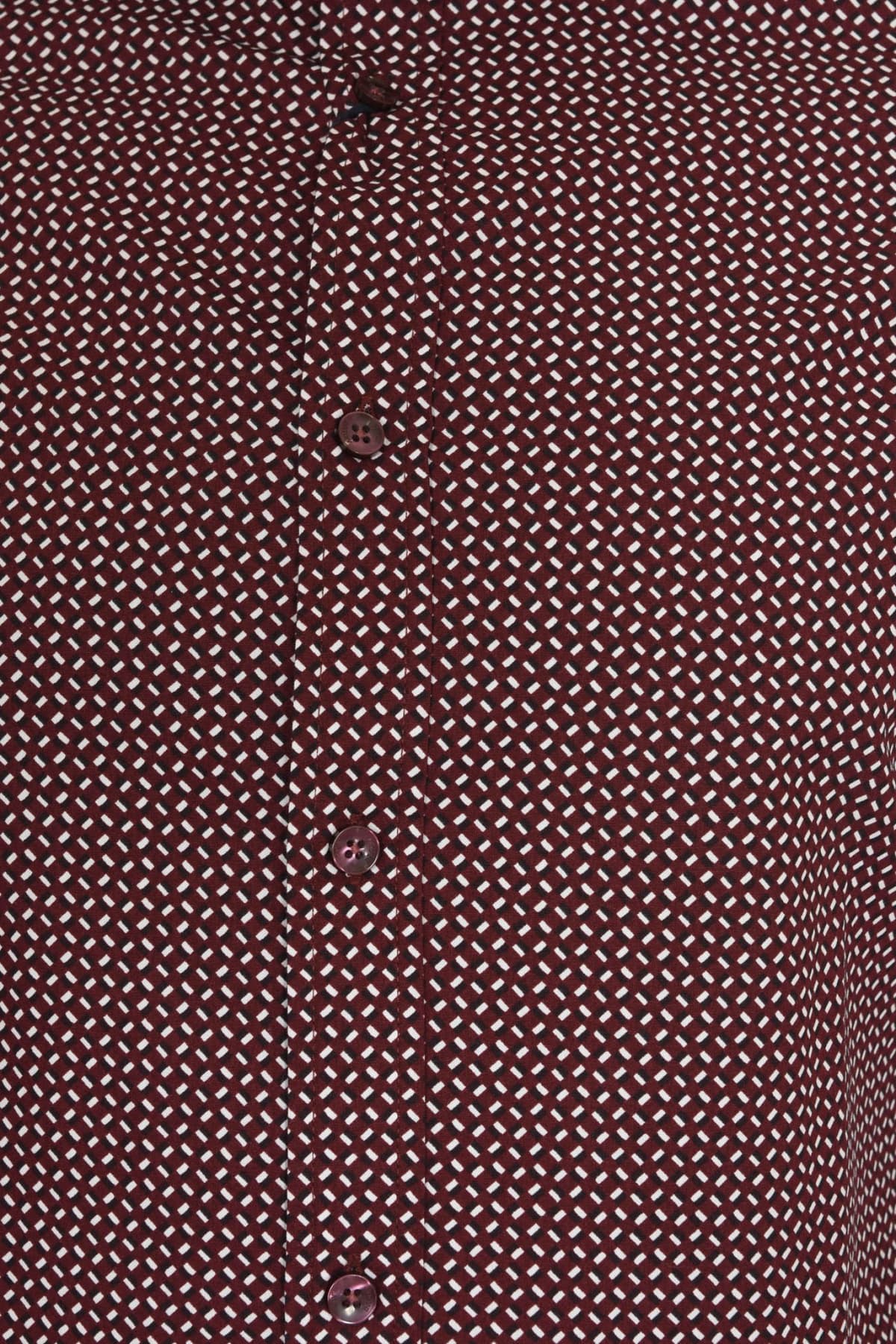 ARMANI JEANS ΠΟΥΚΑΜΙΣΟ ALLOVER PRINT ΜΠΟΡΝΤΩ