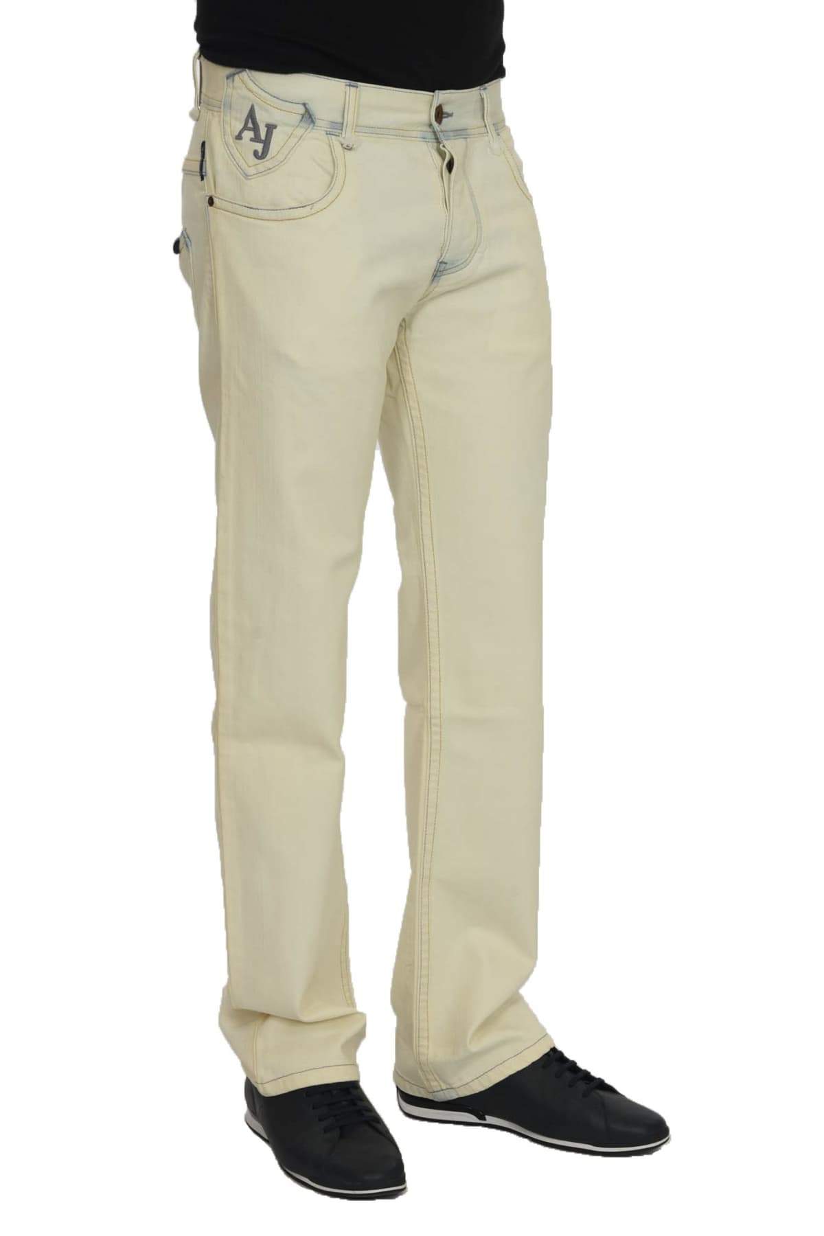 ARMANI JEANS ΠΑΝΤΕΛΟΝΙ JEANS J38 ΕΚΡΟΥ