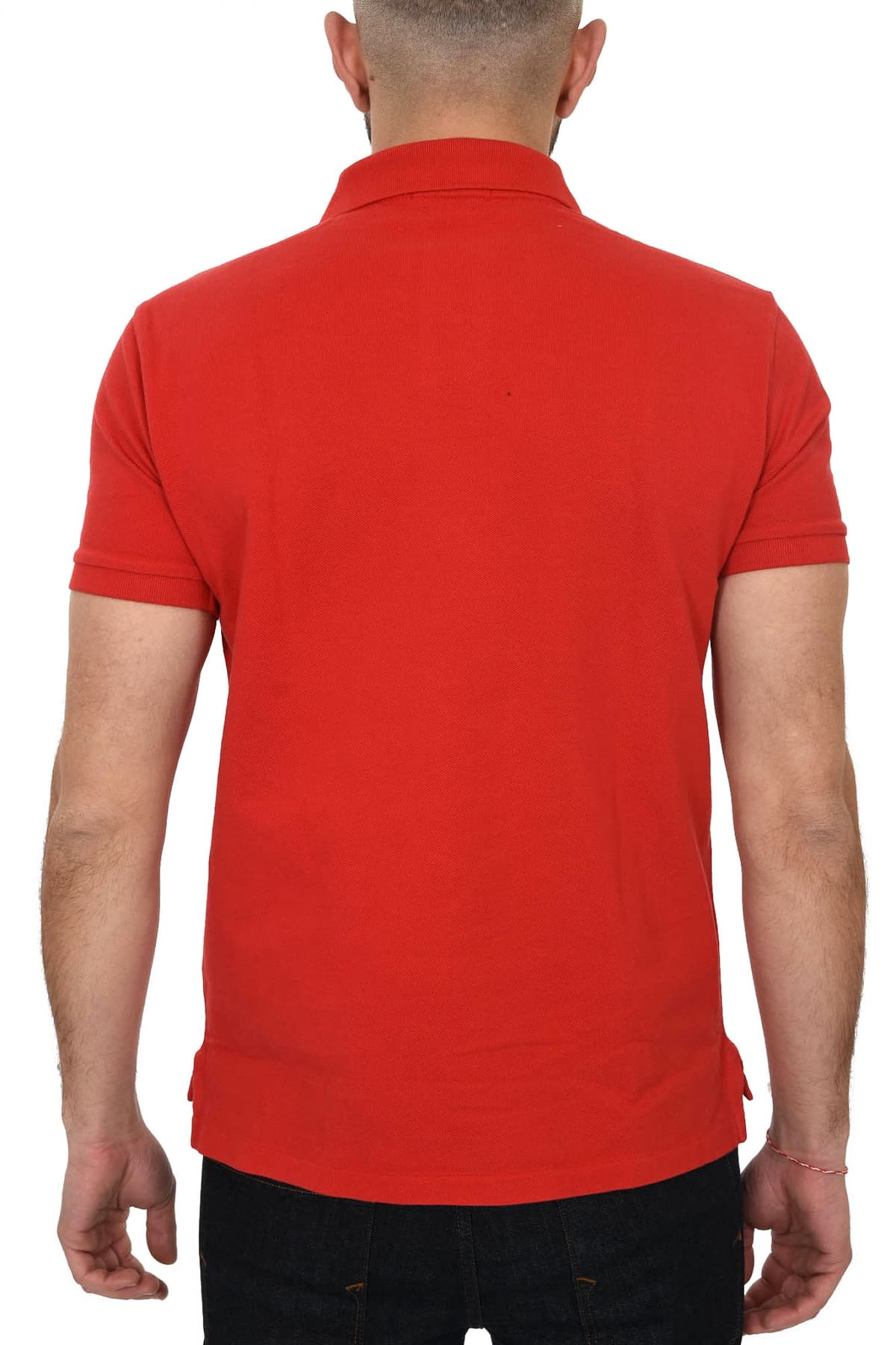 RALPH LAUREN POLO CUSTOM SLIM FIT BSR ΚΟΚΚΙΝΟ