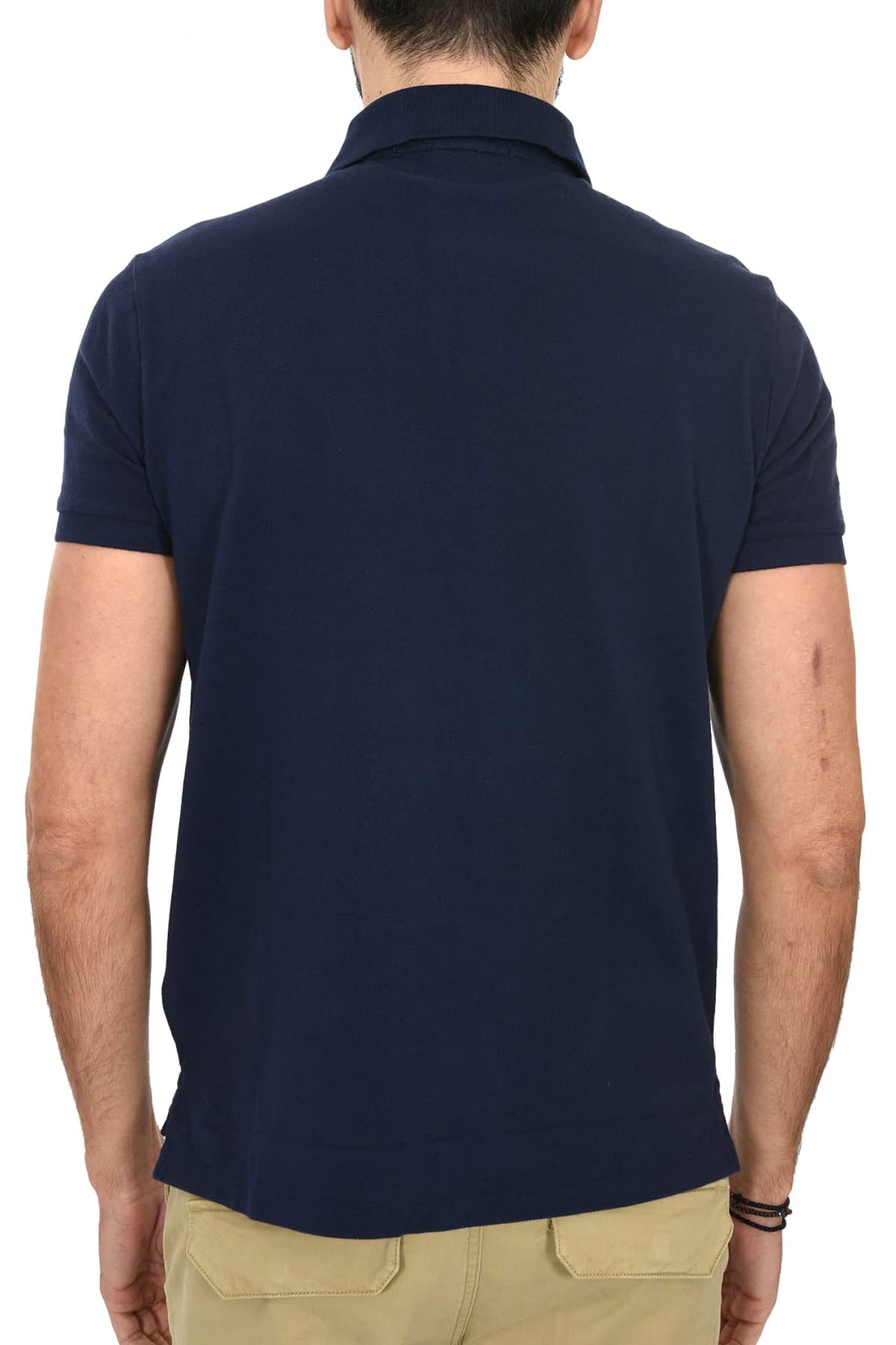 RALPH LAUREN POLO CUSTOM SLIM FIT BIG PONY ΜΠΛΕ