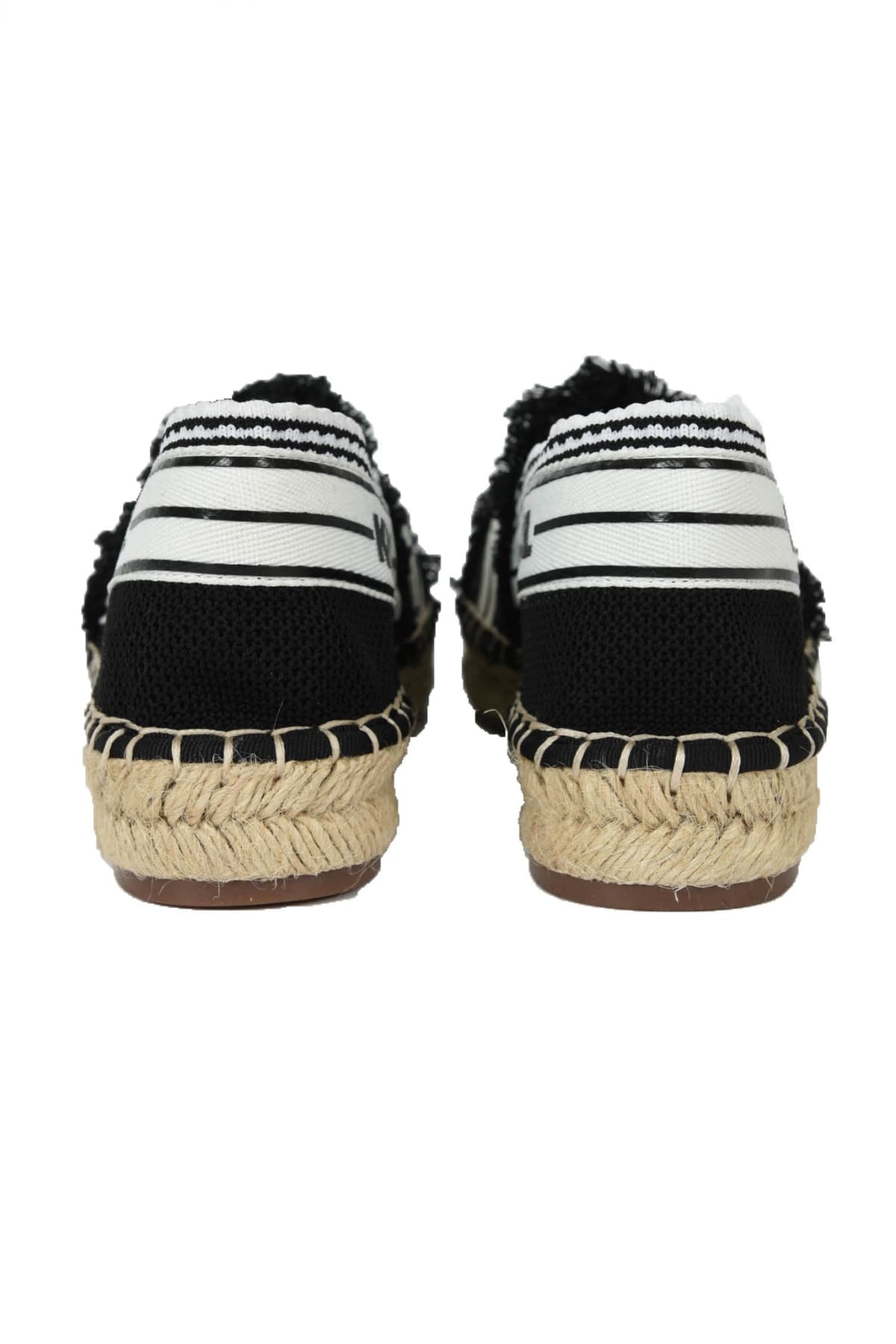 KARL LAGERFELD ΠΑΠΟΥΤΣΙΑ ΕΣΠΑΝΤΡΙΓΙΕΣ KAMINI PATCHWORK SPIP Y ΑΣΠΡΟ/ΜΑΥΡΟ