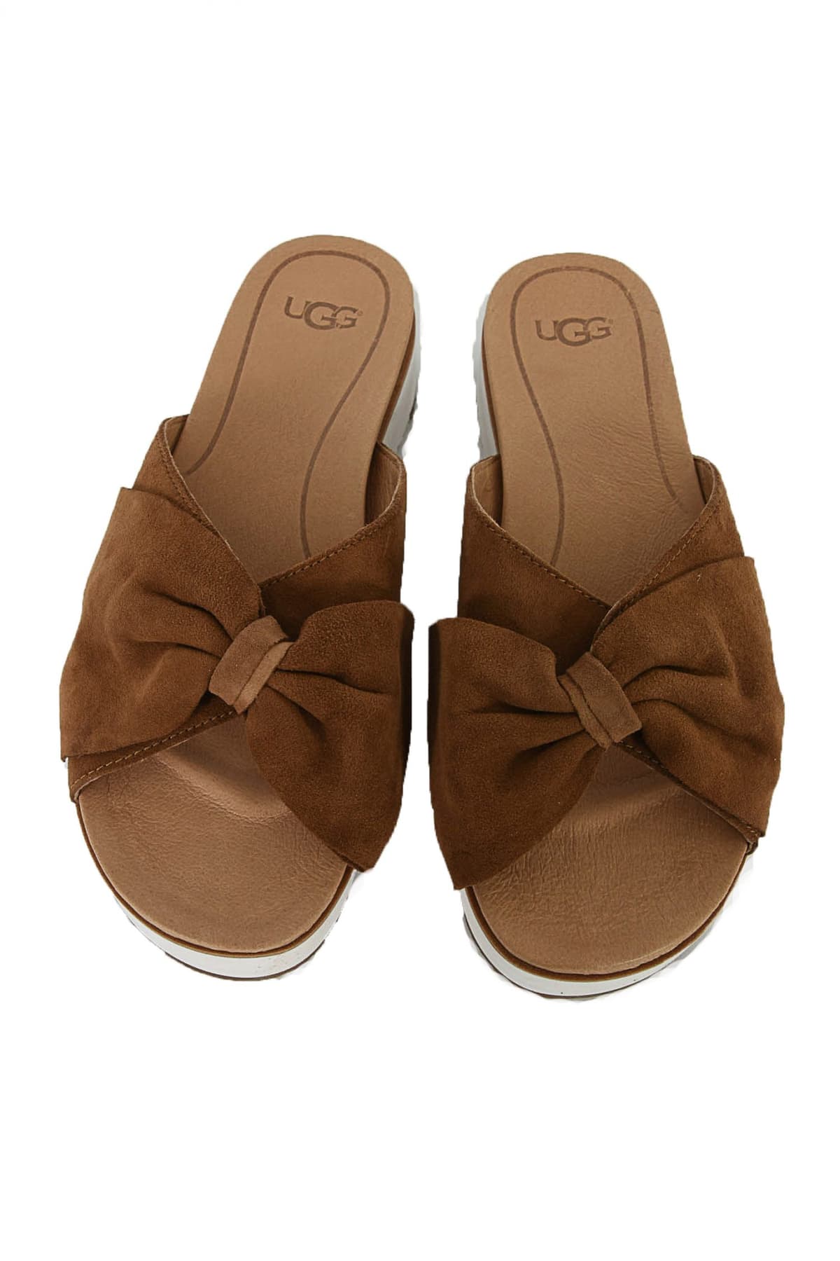 UGG ΠΑΠΟΥΤΣΙΑ ΠΑΝΤΟΦΛΕΣ W JOAN II ΤΑΜΠΑ/ΛΕΥΚΟ