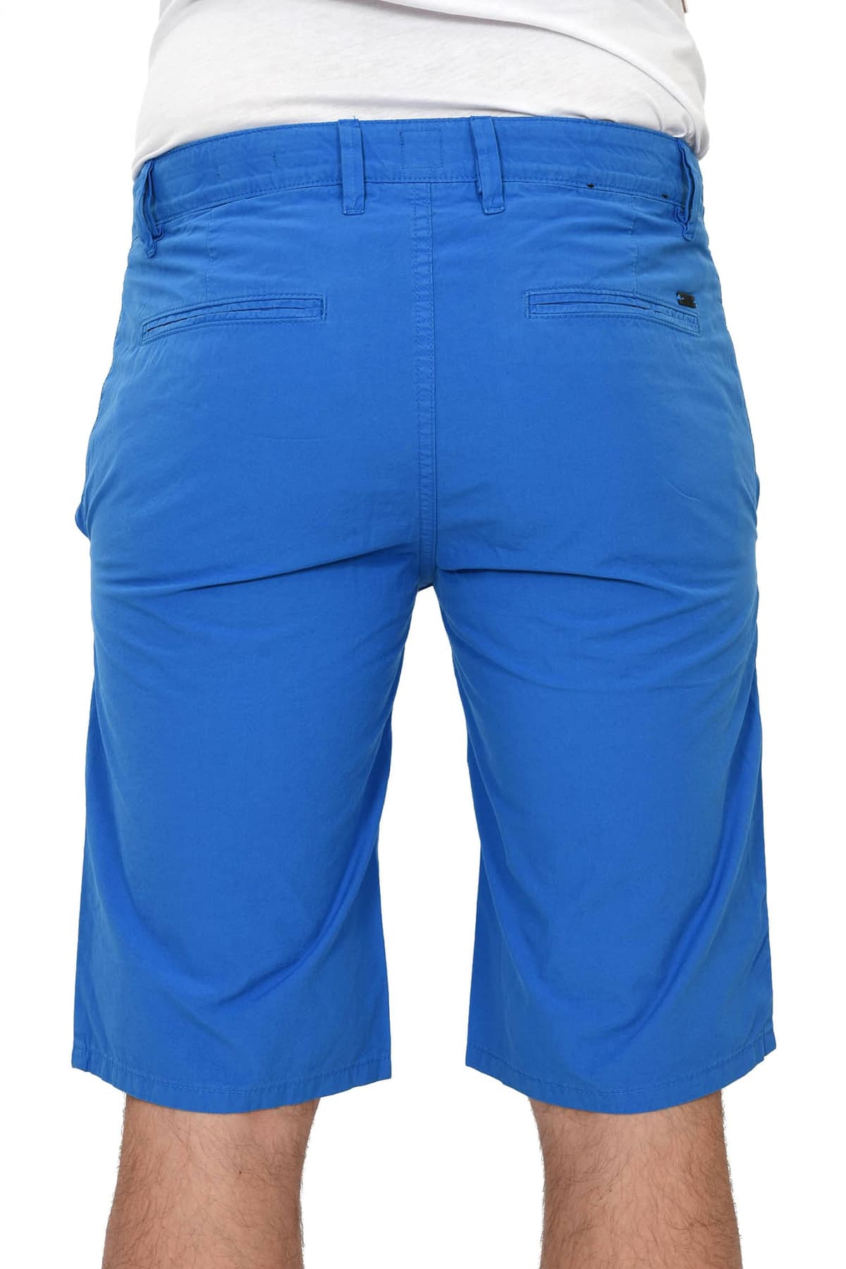 BOSS CASUAL ΒΕΡΜΟΥΔΑ CHINO SCHINO-REGULAR SHORT ΡΟΥΑ ΜΠΛΕ