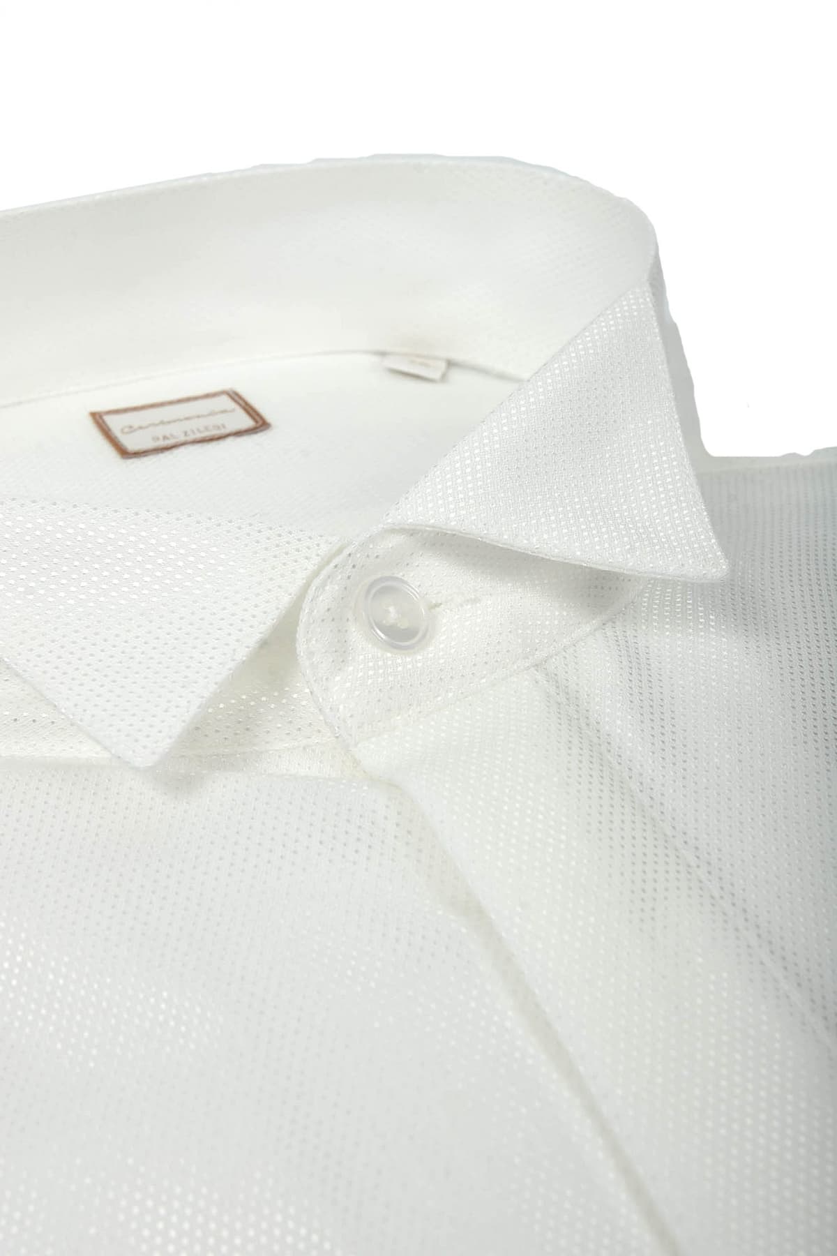 PAL ZILERI ΠΟΥΚΑΜΙΣΟ ΜΙΚΡΟΣΧΕΔΙΟ ΣΠΑΣΤΟΣ ΓΙΑΚΑΣ ΜΑΝΙΚΕΤΟΚΟΥΜΠΟ ΛΕΥΚΟ