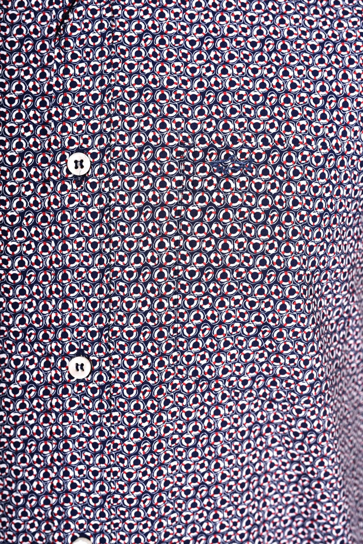 PAUL&SHARK ΠΟΥΚΑΜΙΣΟ BUTTON DOWN ΜΙΚΡΟΣΧΕΔΙΟ ΜΠΛΕ