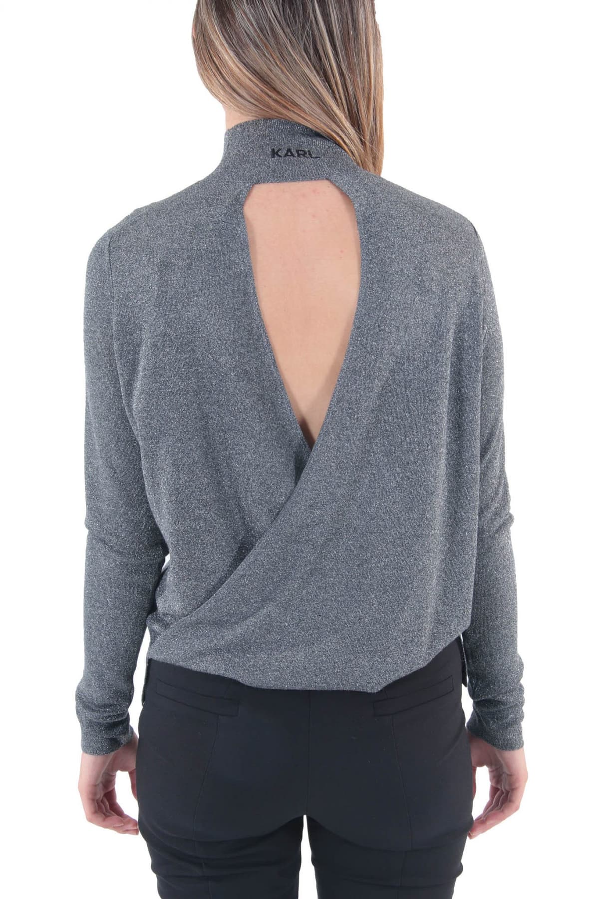 KARL LAGERFELD ΠΛΕΚΤΟ ΛΟΥΠΕΤΟ SPARKLE ΑΣΗΜΙ