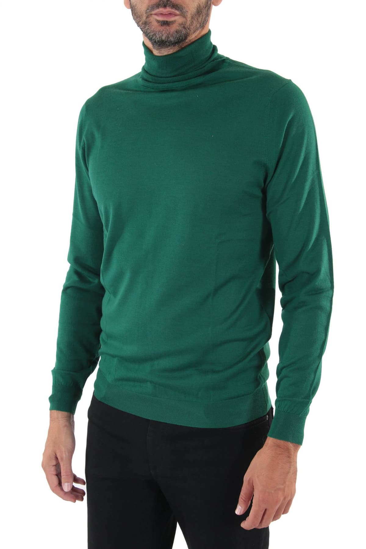 AT.P.CO ΠΛΕΚΤΟ TURTLE NECK ΠΡΑΣΙΝΟ