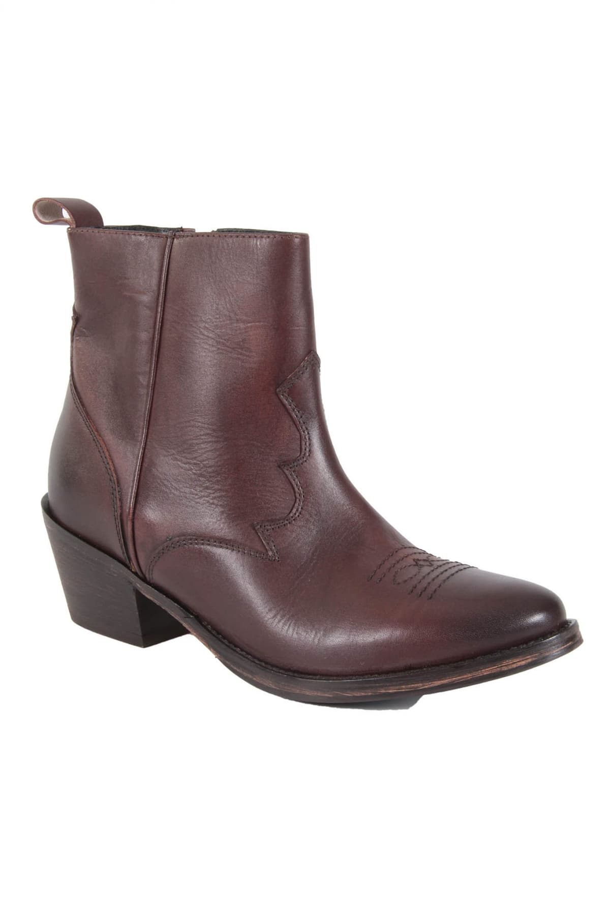 MARCO FERRETTI ΠΑΠΟΥΤΣΙΑ ΜΠΟΤΑΚΙ ΧΑΜΗΛΟ COWBOY ΚΑΦΕ