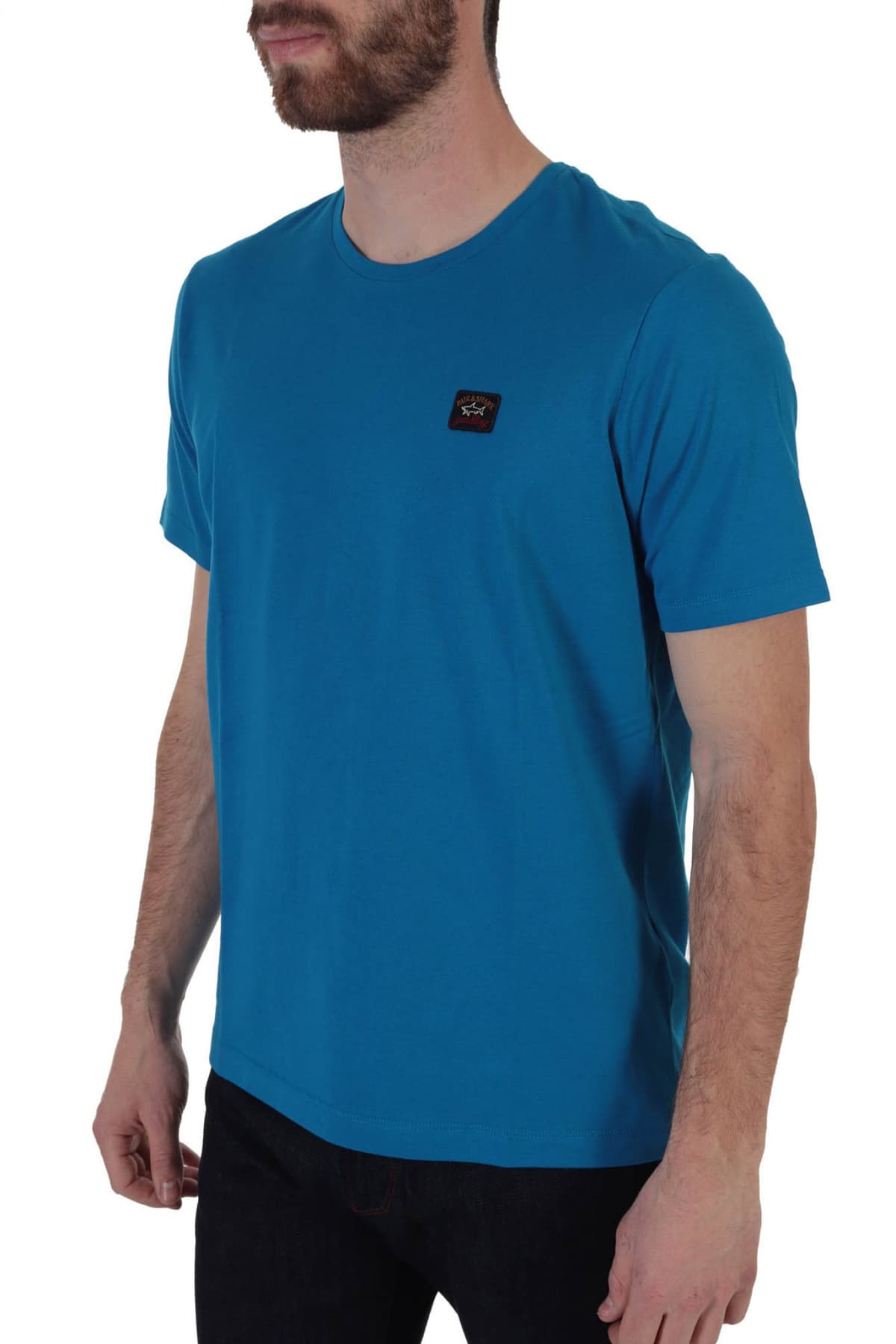 PAUL&SHARK T-SHIRT LOGO ΡΟΥΑ ΜΠΛΕ