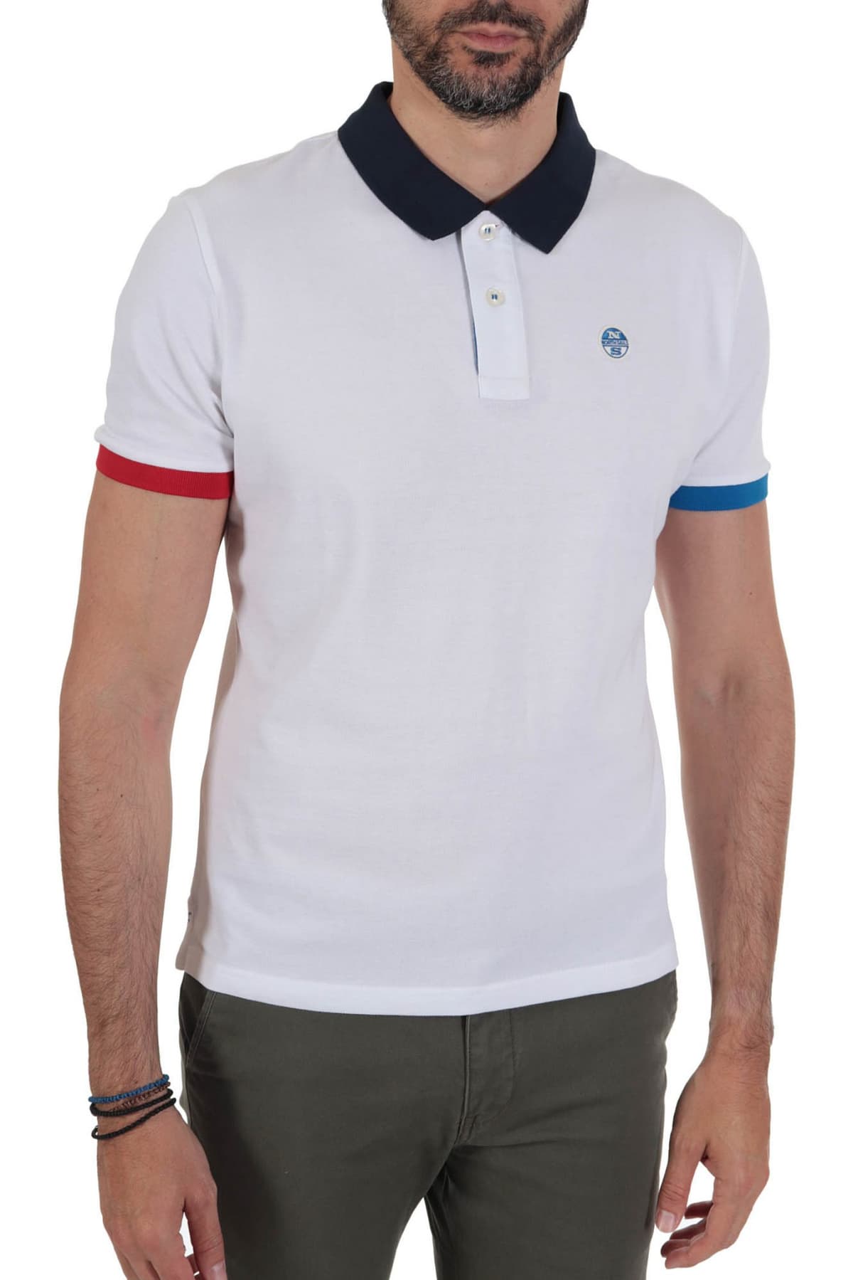 NORTH SAILS POLO LOGO REGULAR FIT ΛΕΥΚΟ