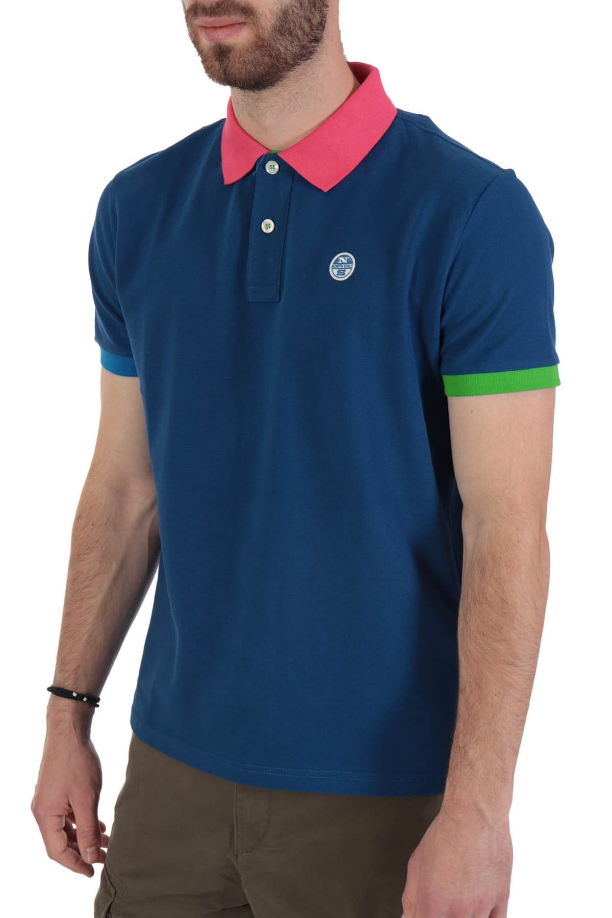 NORTH SAILS POLO LOGO REGULAR FIT ΡΟΥΑ ΜΠΛΕ