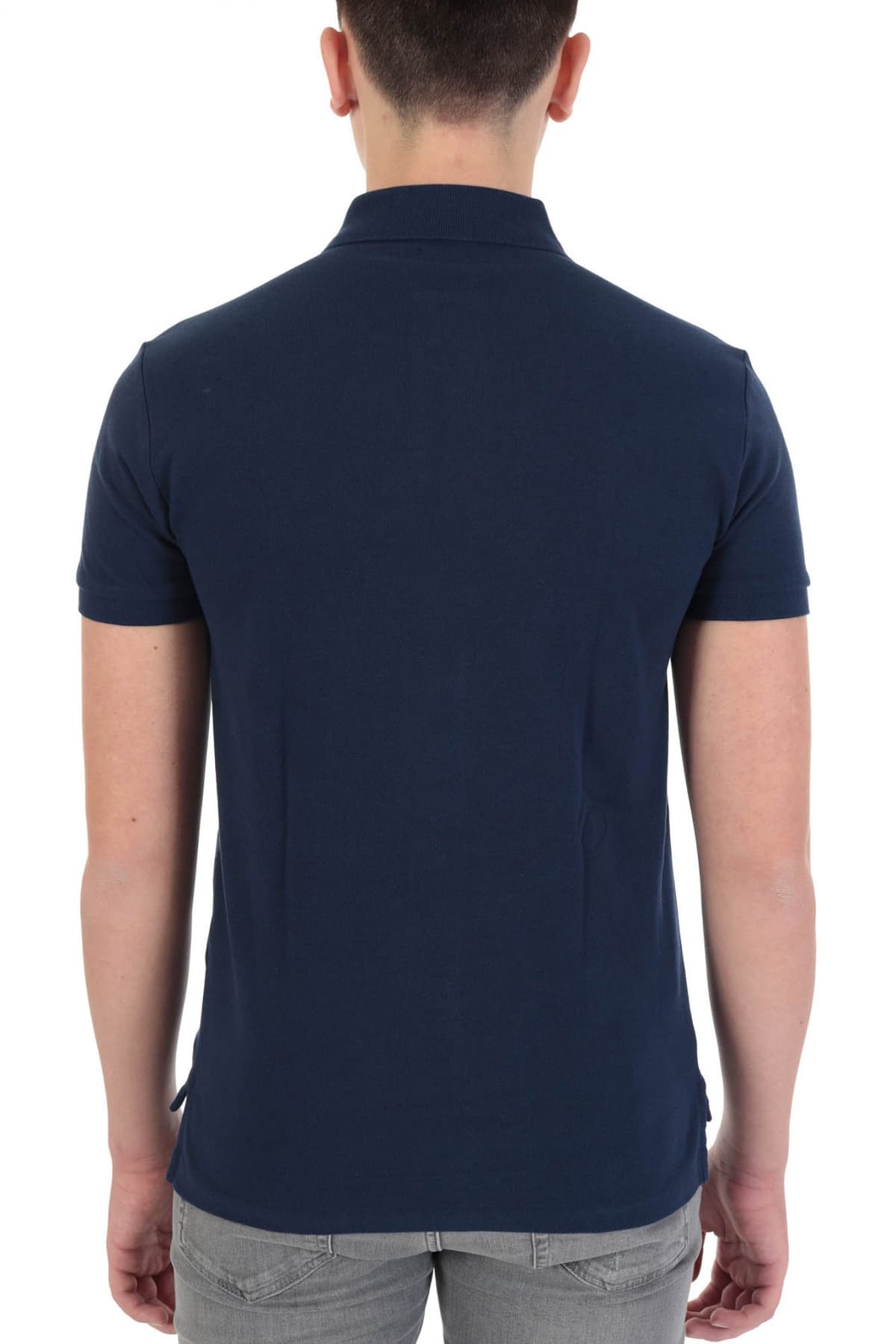 RALPH LAUREN POLO LOGO CUSTOM SLIM FIT BSR ΜΠΛΕ