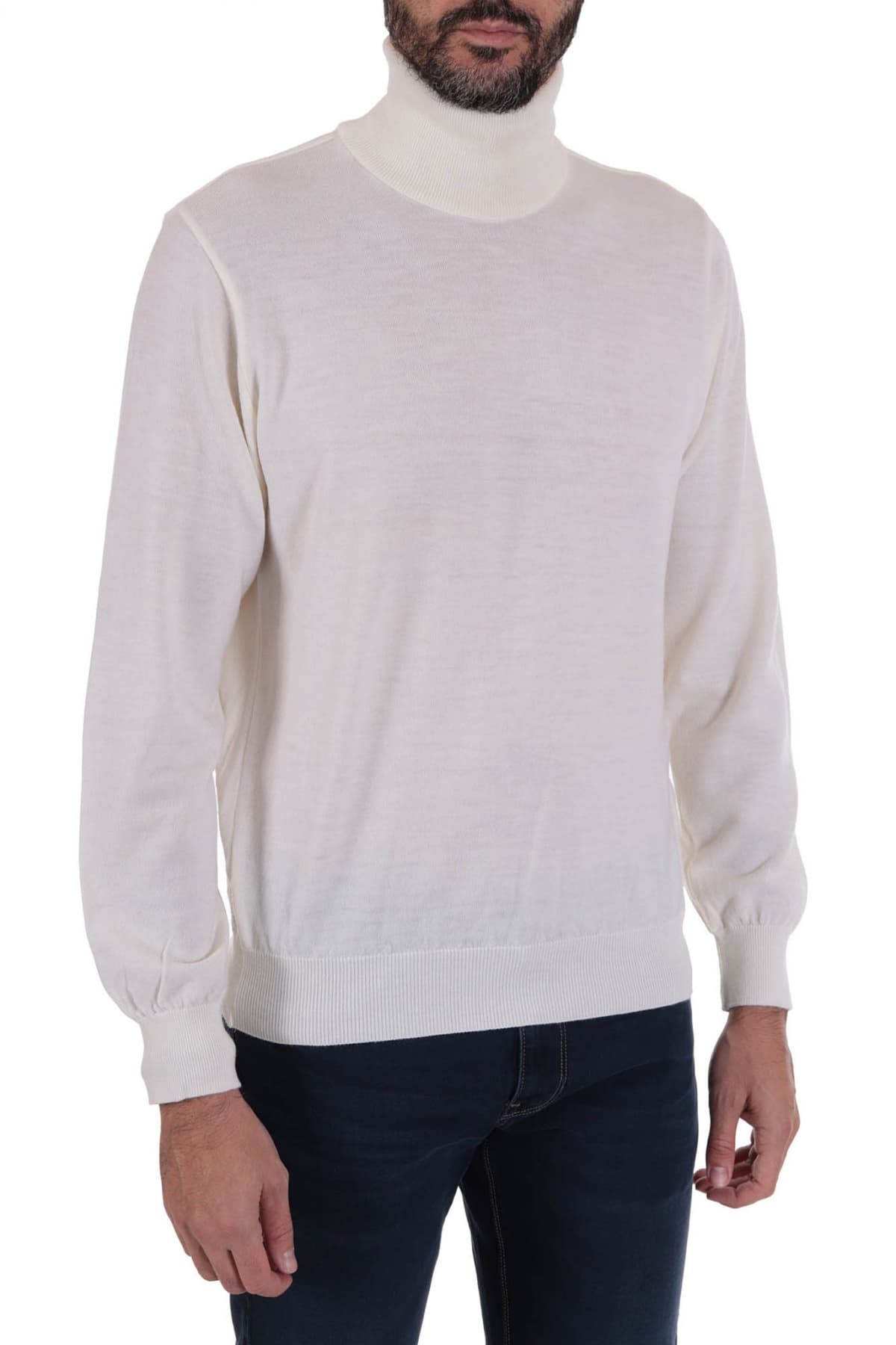 PAUL&SHARK ΠΛΕΚΤΟ ROLLNECK ΥΠΟΛΕΥΚΟ