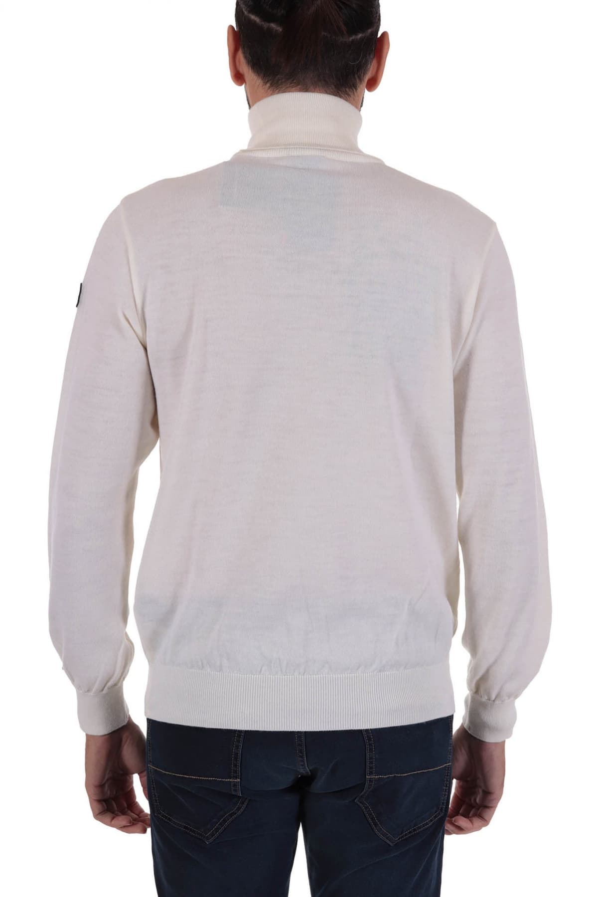 PAUL&SHARK ΠΛΕΚΤΟ ROLLNECK ΥΠΟΛΕΥΚΟ