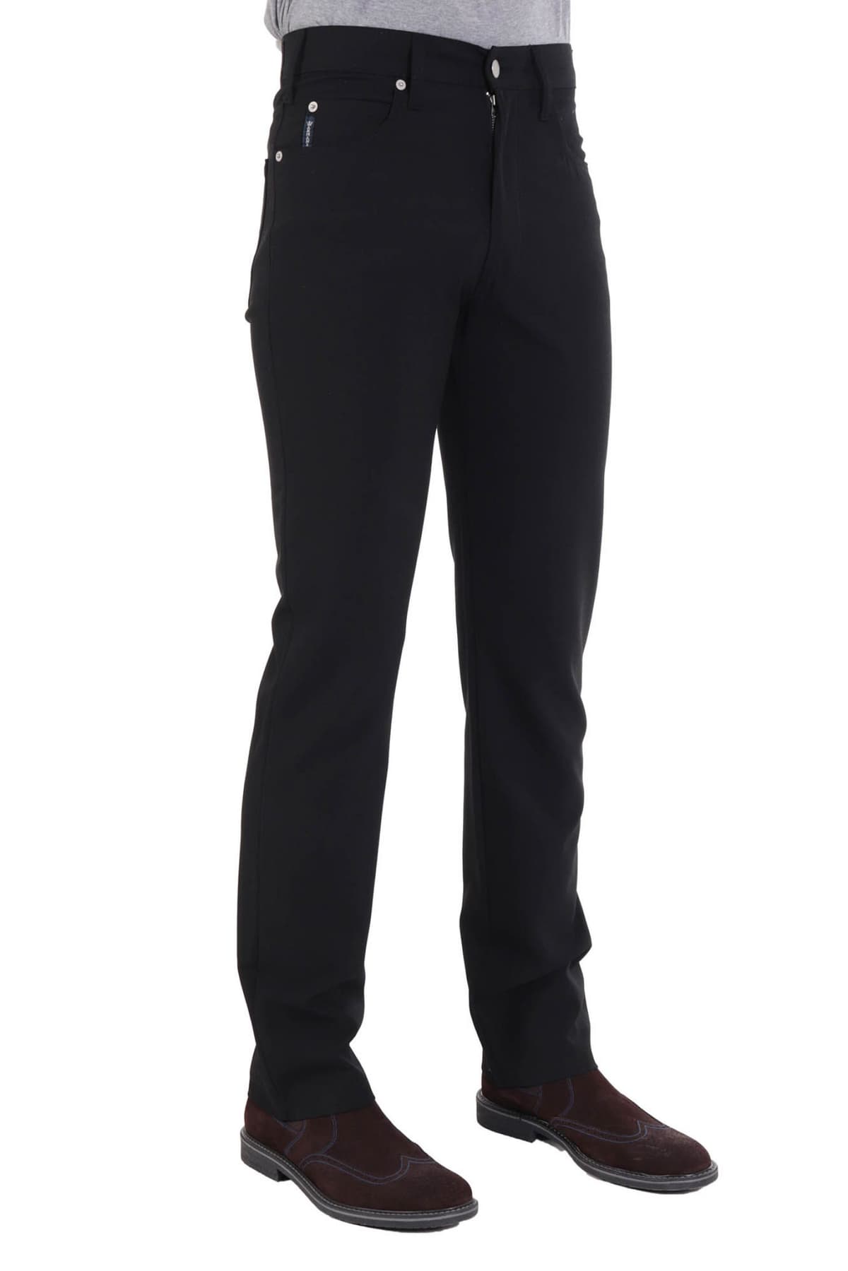 ARMANI JEANS ΠΑΝΤΕΛΟΝΙ 5ΤΣΕΠΟ COMFORT FIT ΜΑΥΡΟ