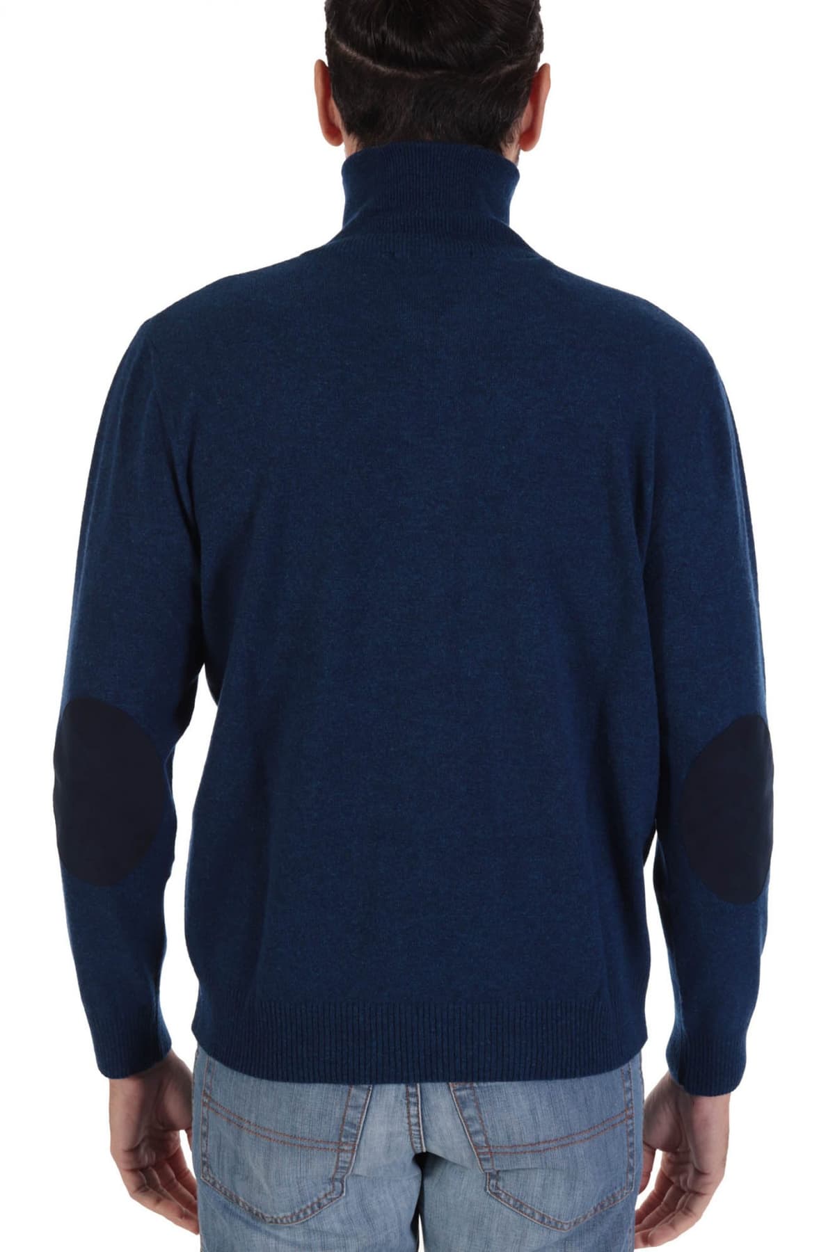 LORO LUSSO ΠΛΕΚΤΟ MID-ZIP ΡΑΦ ΜΠΛΕ