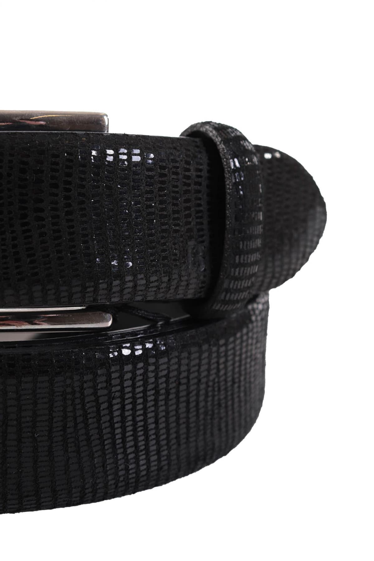 BOSS ΖΩΝΗ CLIVO ΓΥΑΛΙΣΤΕΡΗ ΜΑΥΡΗ