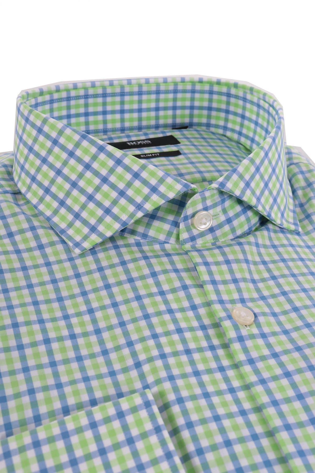 BOSS ΠΟΥΚΑΜΙΣΟ JASON SLIM FIT ΚΑΡΩ ΛΑΧΑΝΙ