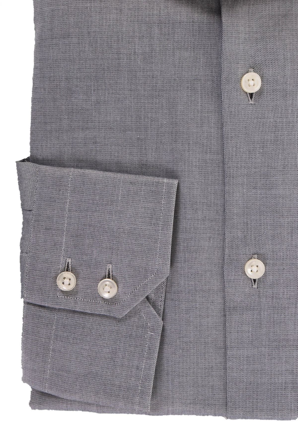 BOSS ΠΟΥΚΑΜΙΣΟ REGULAR FIT GORDON ΓΚΡΙ