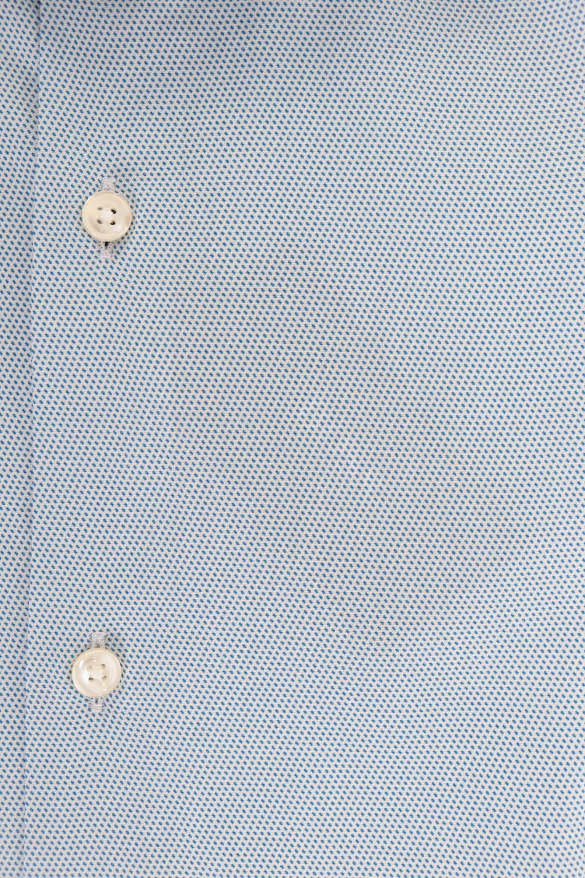 BOSS ΠΟΥΚΑΜΙΣΟ GORDON REGULAR FIT ΜΙΚΡΟΣΧΕΔΙΟ ΣΙΕΛ