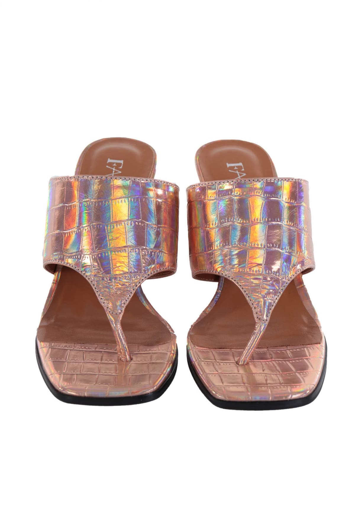 FAVELA ΠΑΠΟΥΤΣΙΑ DOMNAS MULES ΡΟΖ ΧΡΥΣΟ