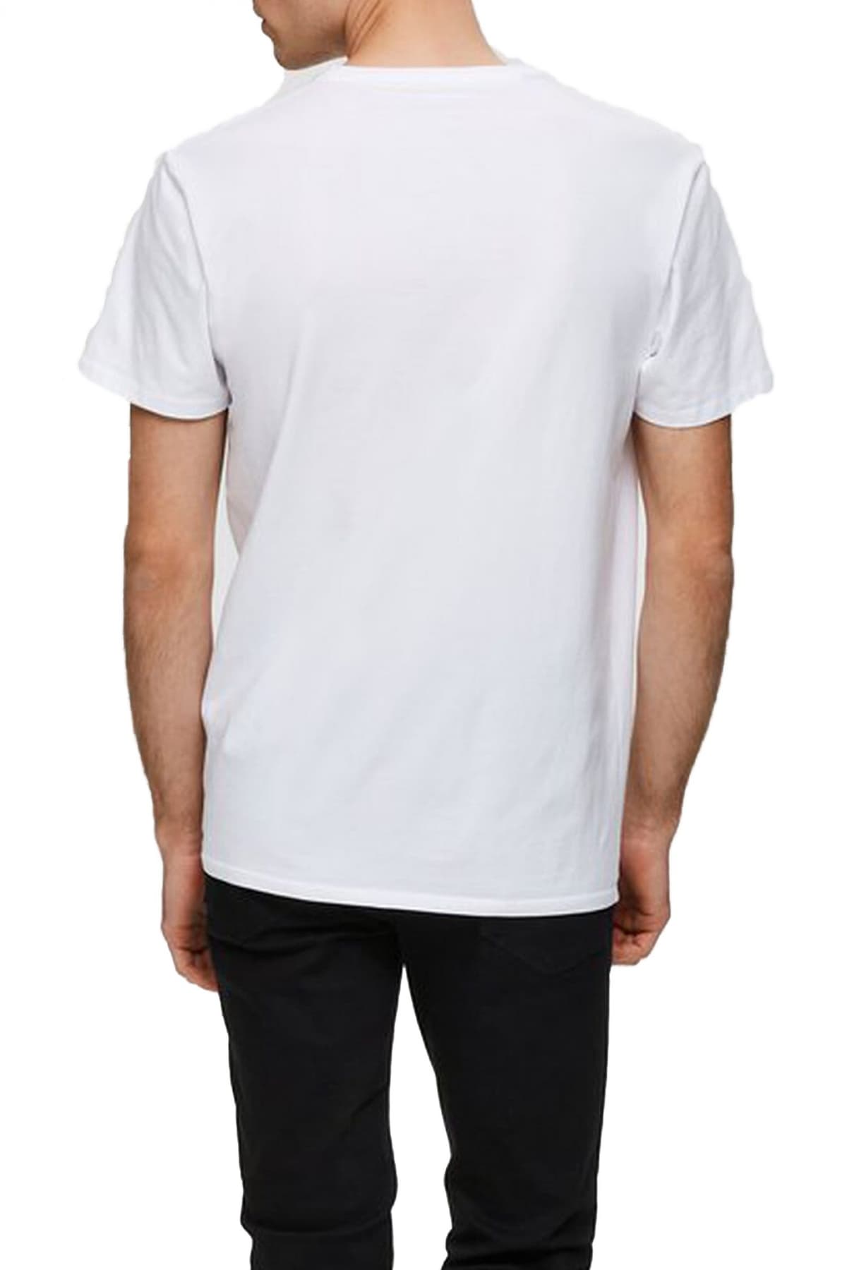 SELECTED STANDARDS T-SHIRT 3-PACK ORGANIC COTTON FLEXIBLE FIT ΛΕΥΚΟ