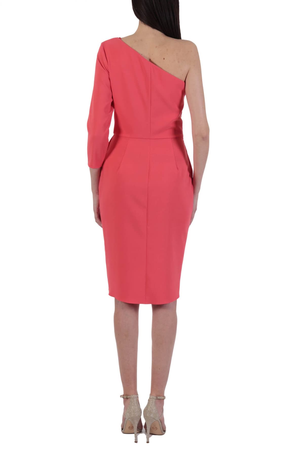 ELISABETTA FRANCHI ΦΟΡΕΜΑ ΕΝΑΣ ΩΜΟΣ ΔΙΑΦΑΝΕΙΑ ΣΤΗΝ ΜΕΣΗ ΚΟΡΑΛΙ