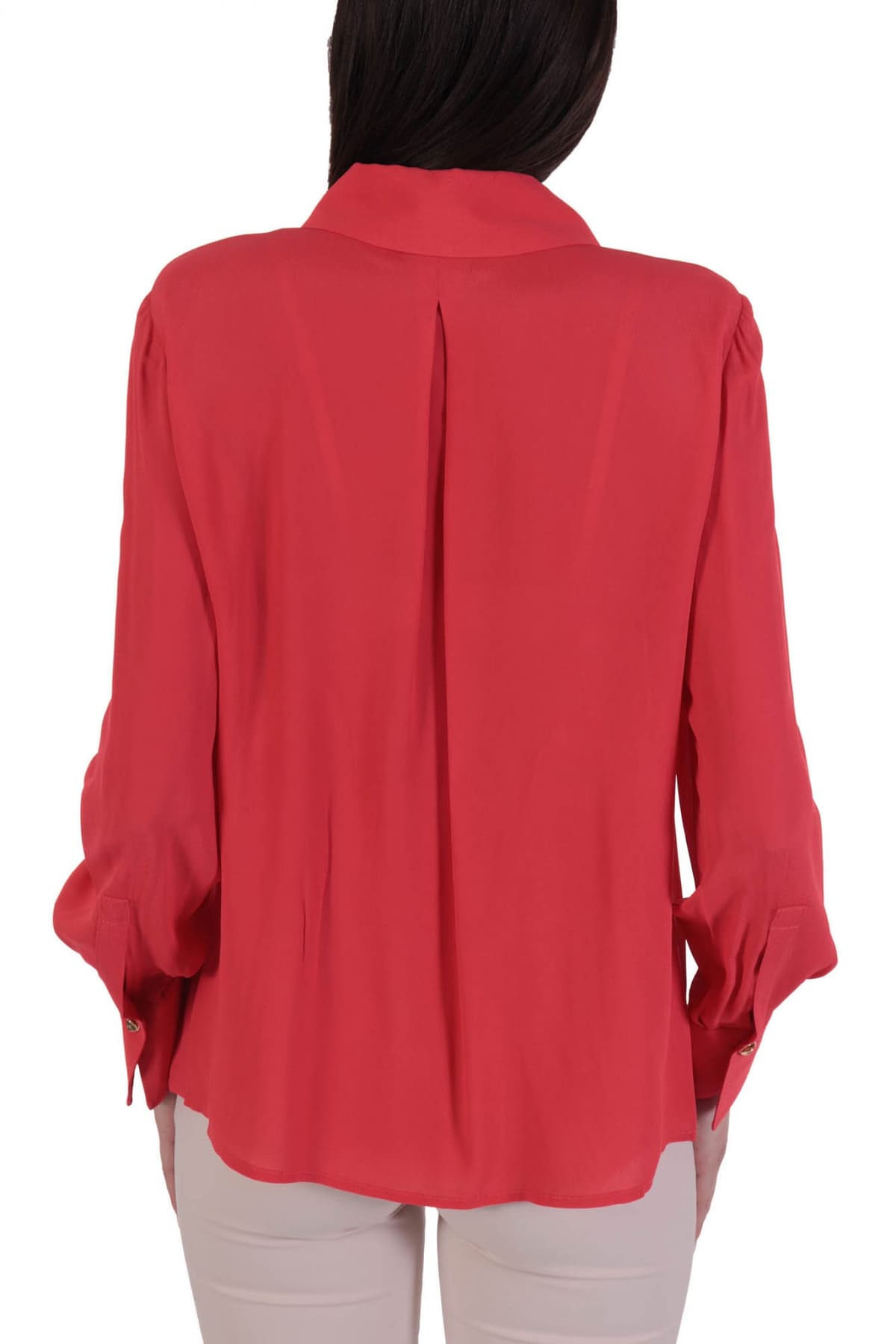 ELISABETTA FRANCHI ΠΟΥΚΑΜΙΣΟ LOGO ΚΟΡΑΛΙ